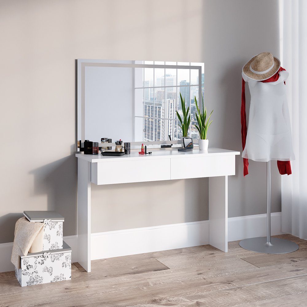Vicco Schminktisch Azur, Weiß, 120 cm günstig online kaufen