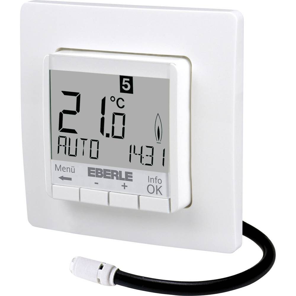 Eberle Raumthermostat UP-Uhrenthermostat als Fußbodenregler
