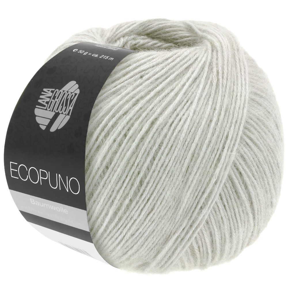 LANA GROSSA ECOPUNO Häkelwolle, 215 m (superweiches Ganzjahresgarn aus Baumwolle mit Merino und Baby Alpaka), 50 g