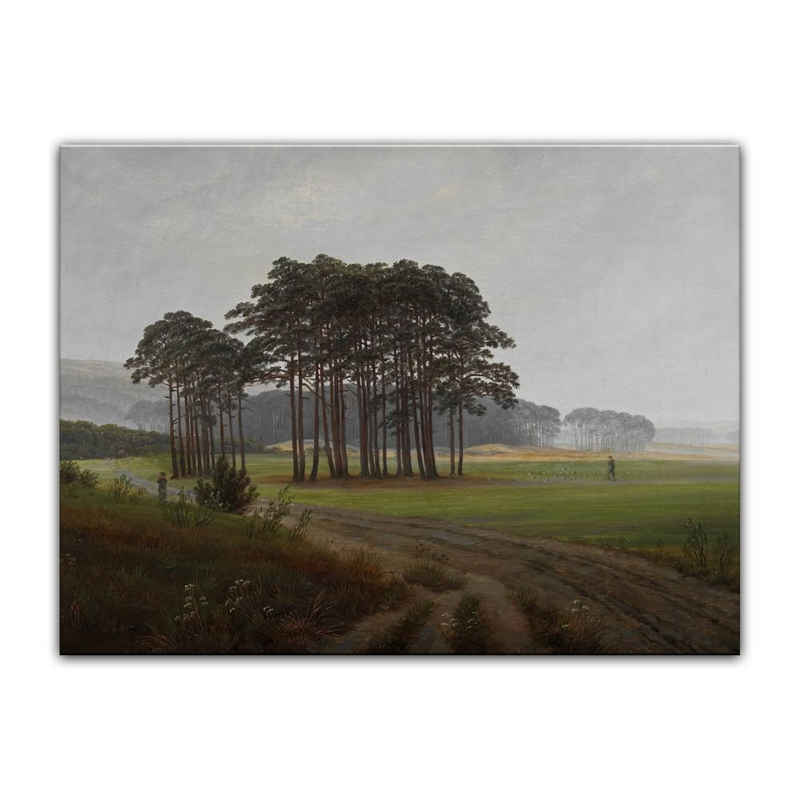 Bilderdepot24 Leinwandbild Alte Meister - Caspar David Friedrich - Der Mittag, Landschaften