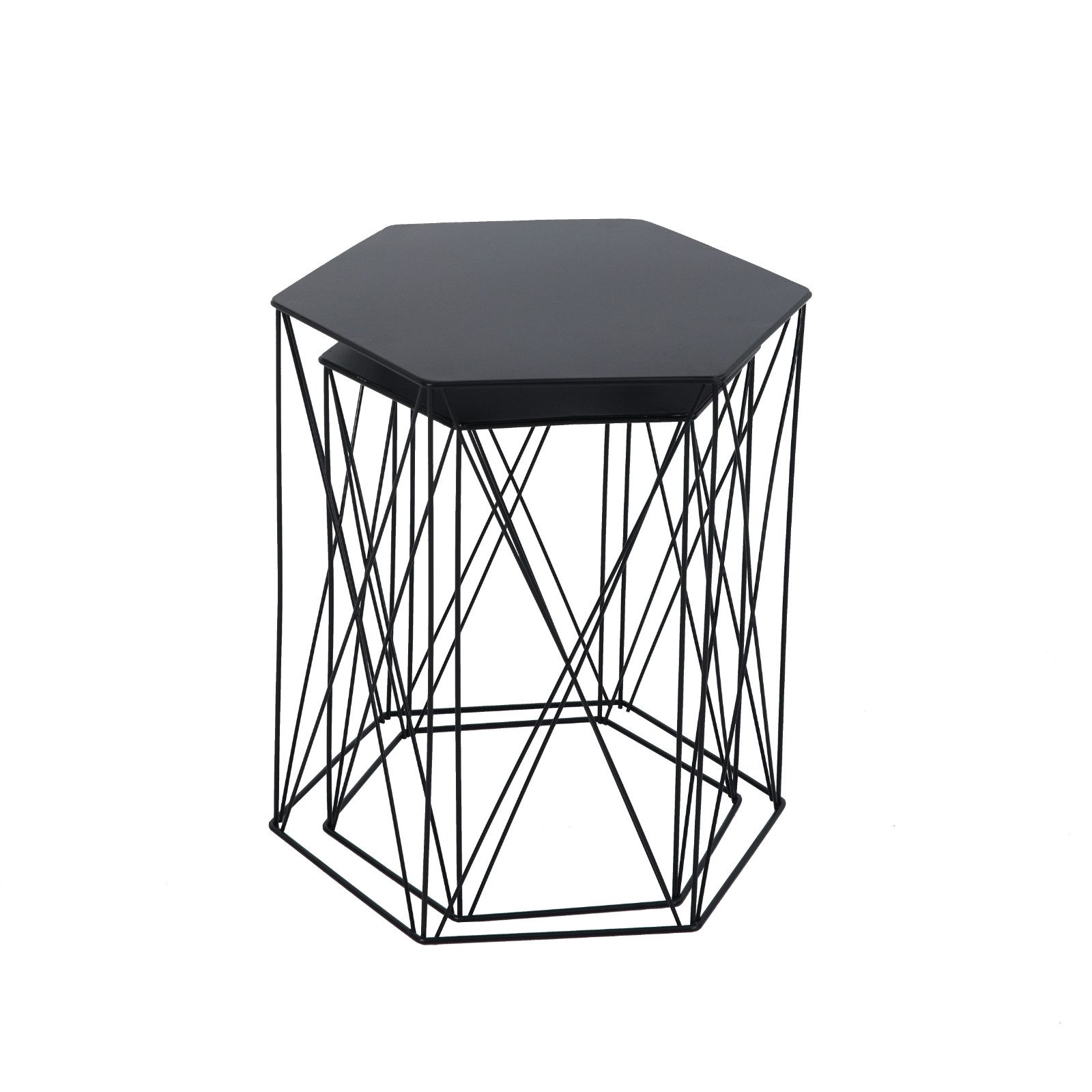 SVITA Beistelltisch HARPA (2er-Set), Satztisch, Dekoration, Stahlgestell, s günstig online kaufen