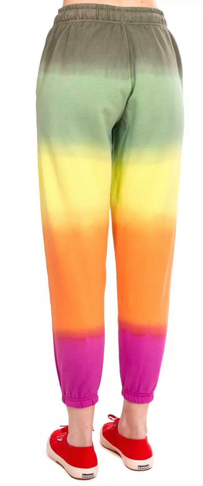 Polo Ralph Lauren Sweathose Fleece Jogginghose Hose Ombré-Tie-Dye-Muster, Baumwollfrottee-Qualität, Elastischer Bund
