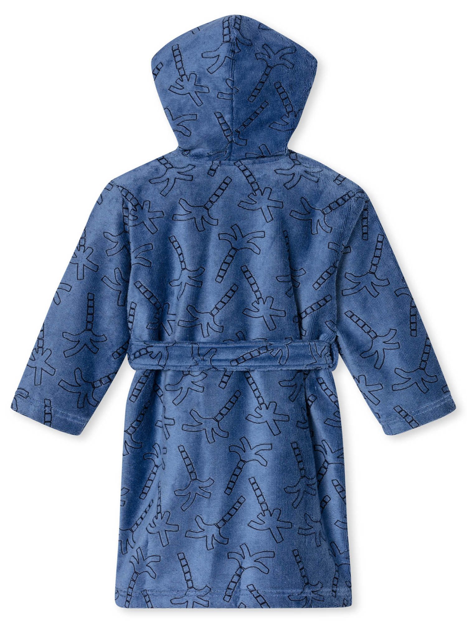 Schiesser Bademantel Aqua Kids Girl, Bade-mantel sauna Morgen-mantel