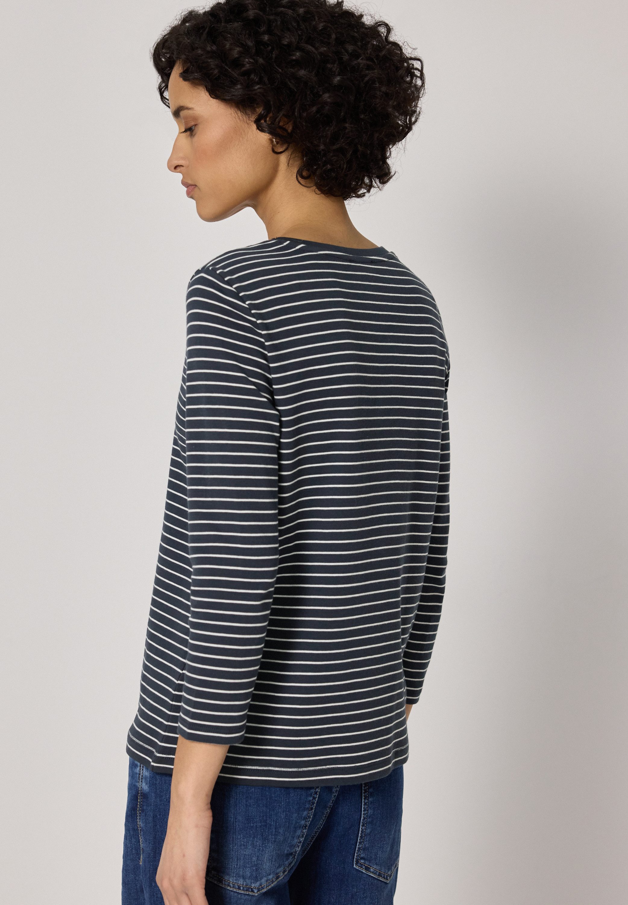 STREET ONE 3/4-Arm-Shirt mit 3/4 Ärmeln