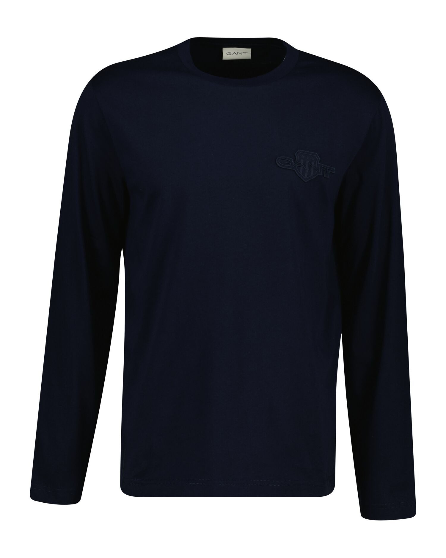 Gant Longsleeve TONAL SHIELD basic, Rundhals, regular fit, unifarben günstig online kaufen