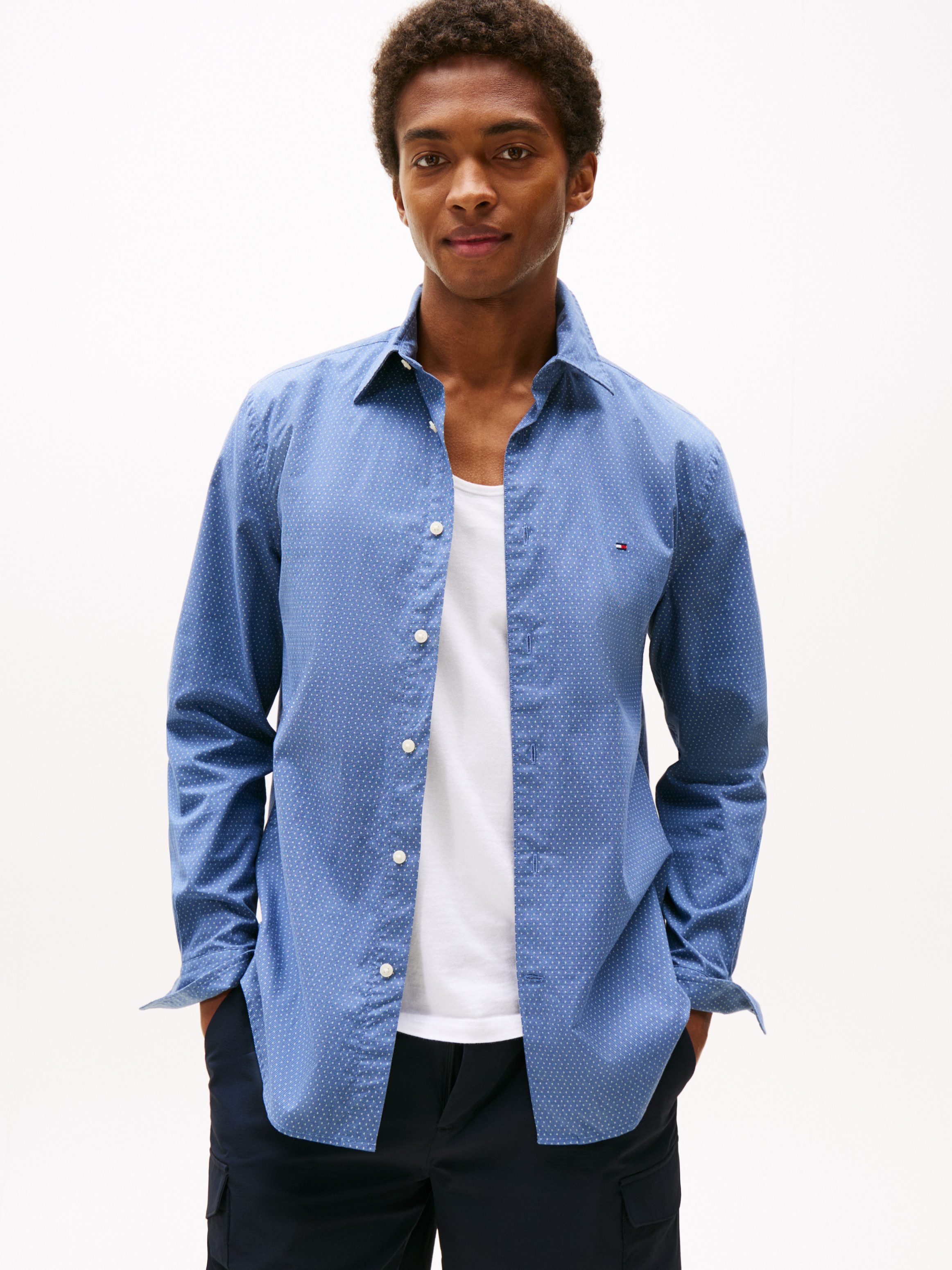 Tommy Hilfiger Langarmhemd FLEX POPLIN MINI günstig online kaufen