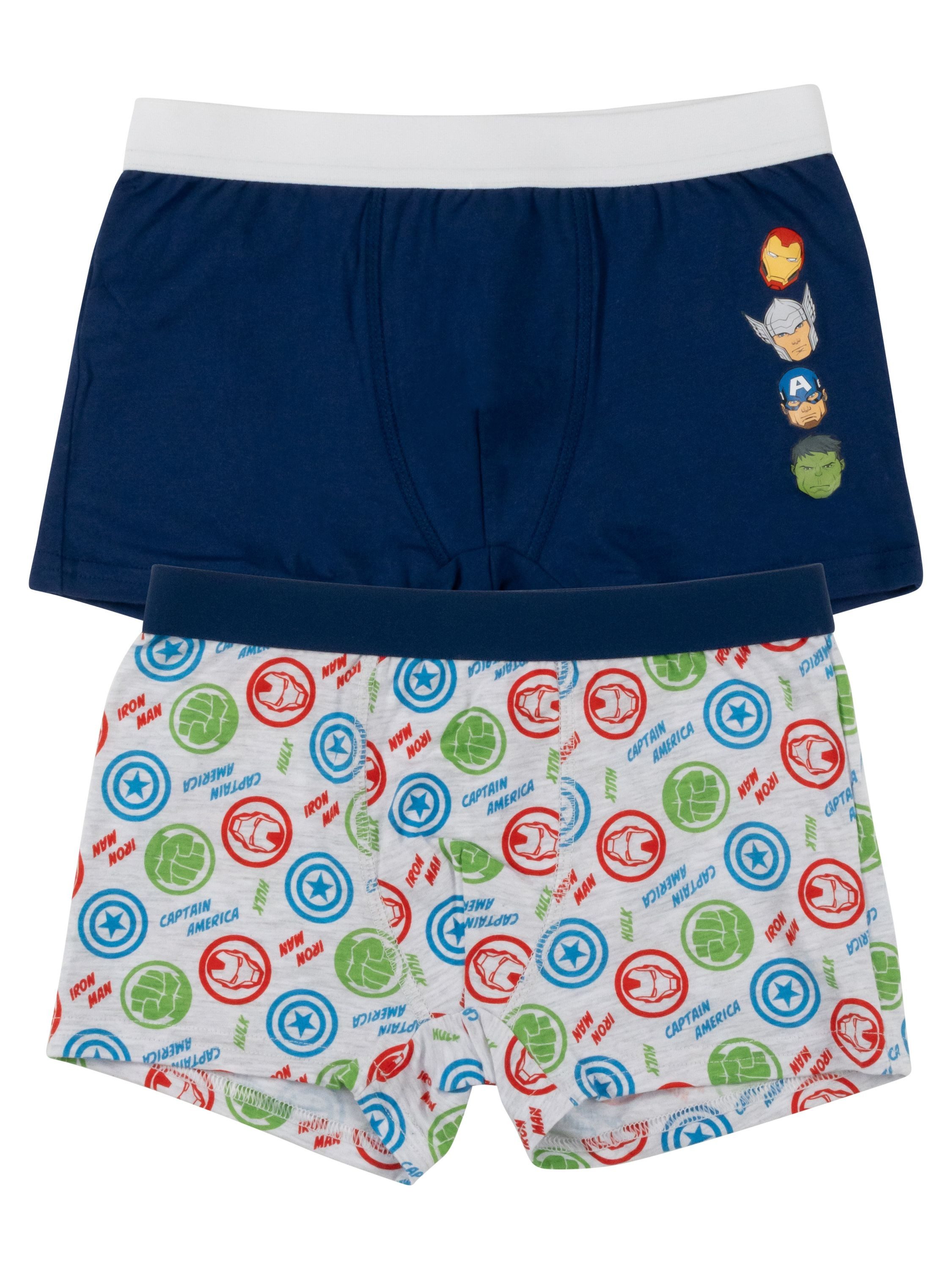 United Labels® Boxershorts Marvel The Avengers Boxershorts Unterhose Boxer (2er Pack)