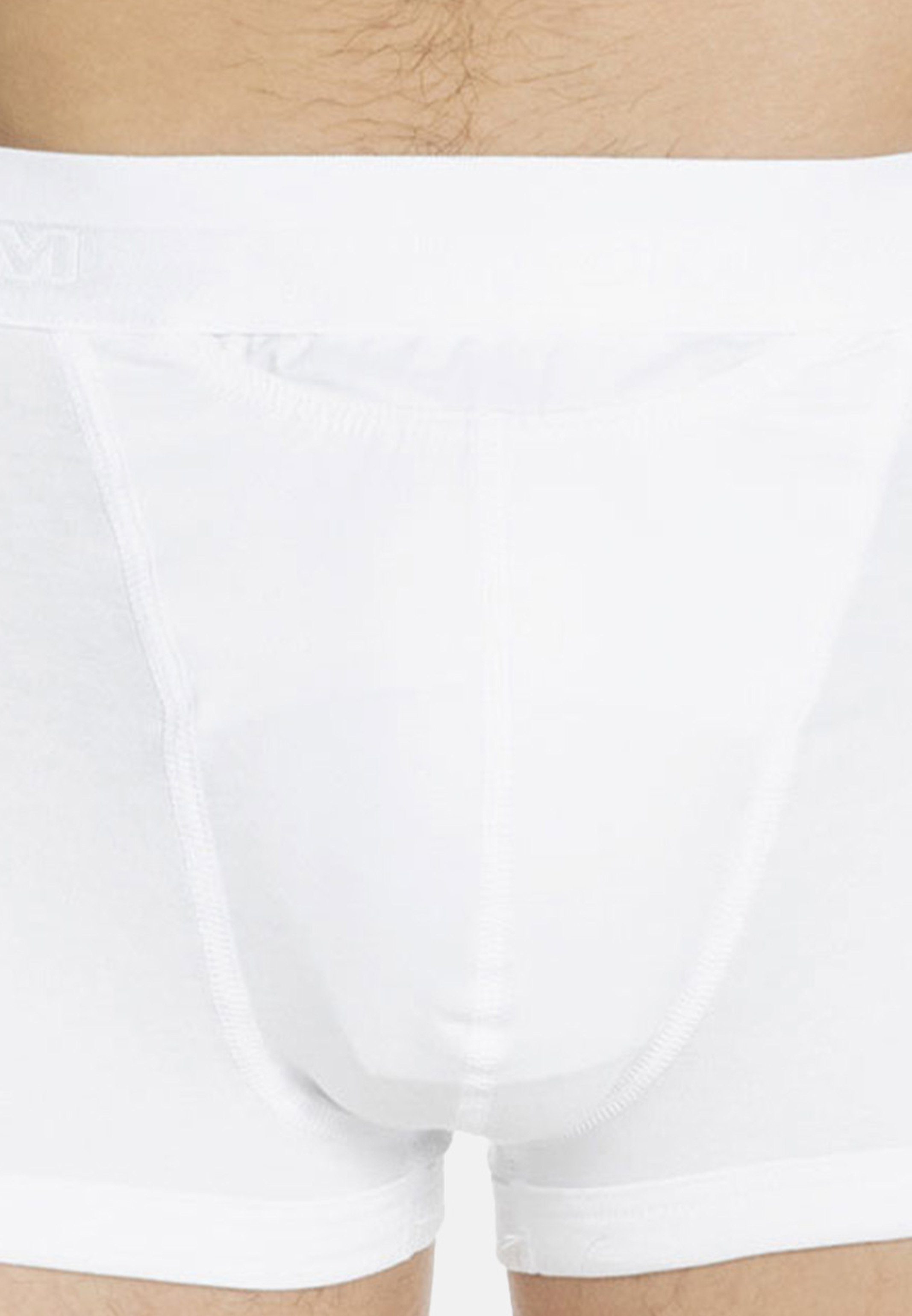 Im - - Mit - Pant (1-St) klassischem Boxer Baumwolle Boxer Retro Design Eingriff Weiß HO1 Hom