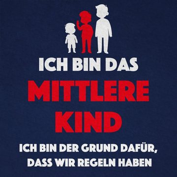 Shirtracer T-Shirt Ich bin das mittlere Kind. Ich bin der Grund dafür, dass wir Regeln ha Statement Sprüche Kinder