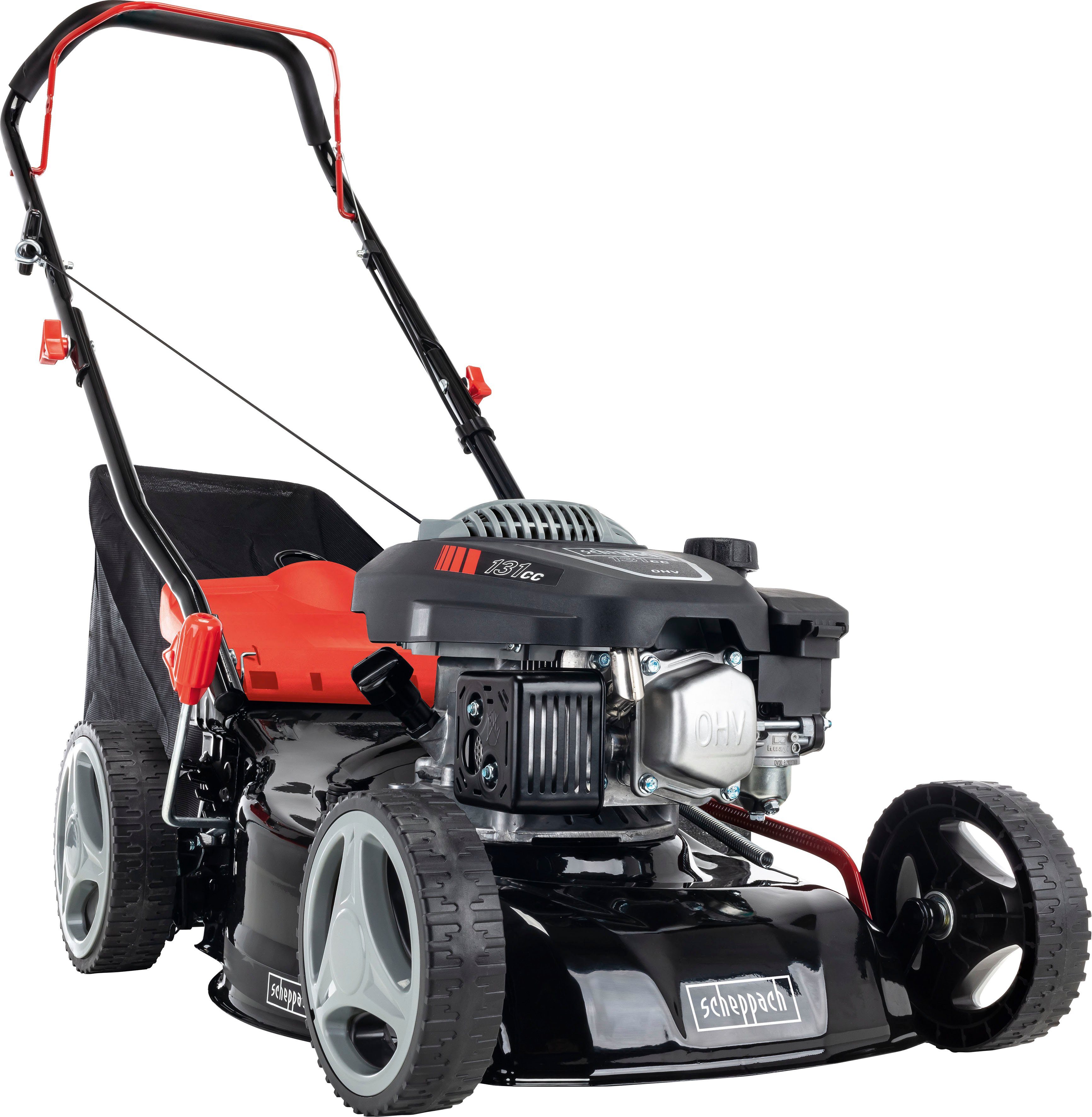 Scheppach Benzinrasenmäher MP132-42, 42 cm Schnittbreite, 2,4 kW/3,3 PS