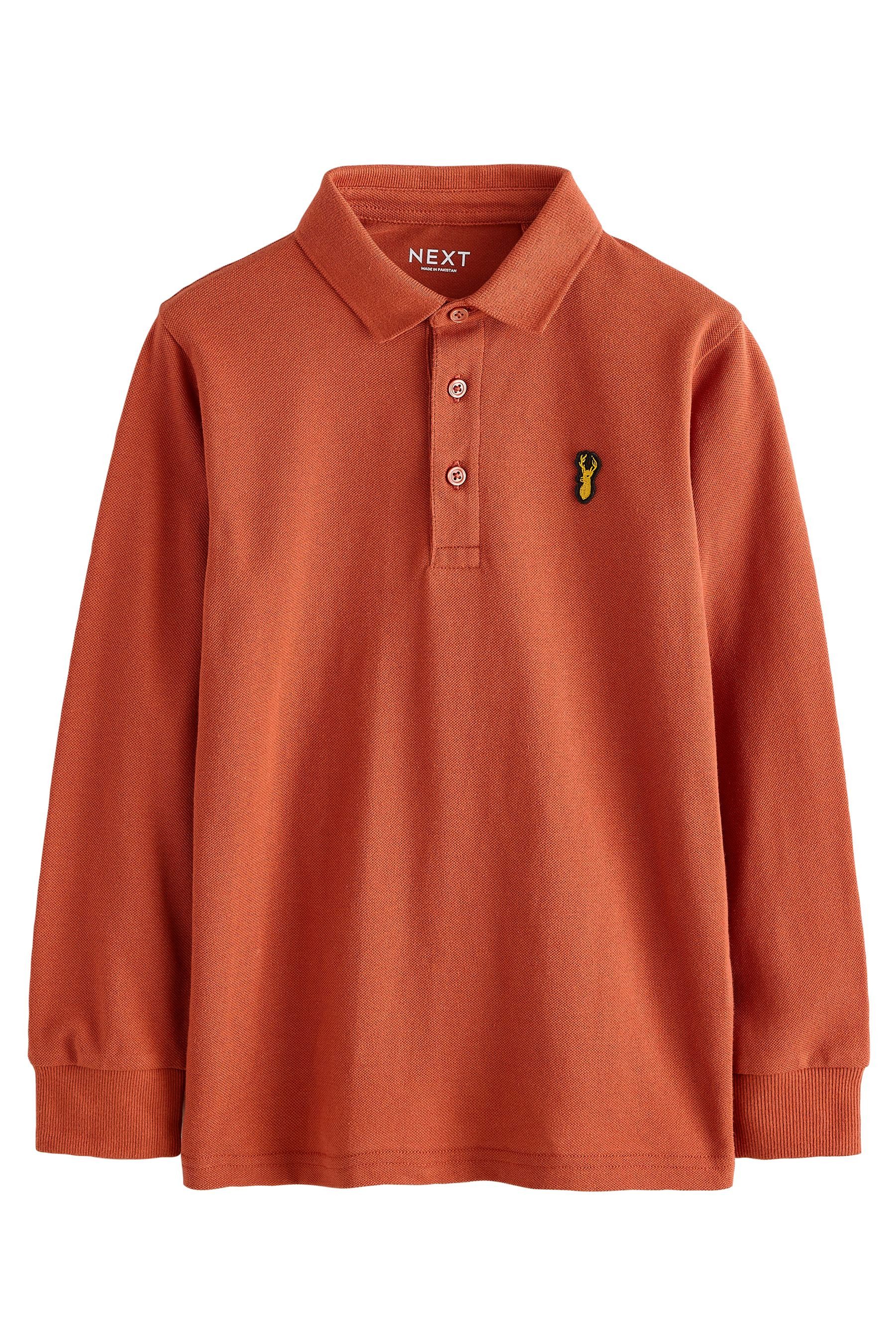 Next Langarm-Poloshirt Langärmeliges Polo-Shirt (1-tlg)