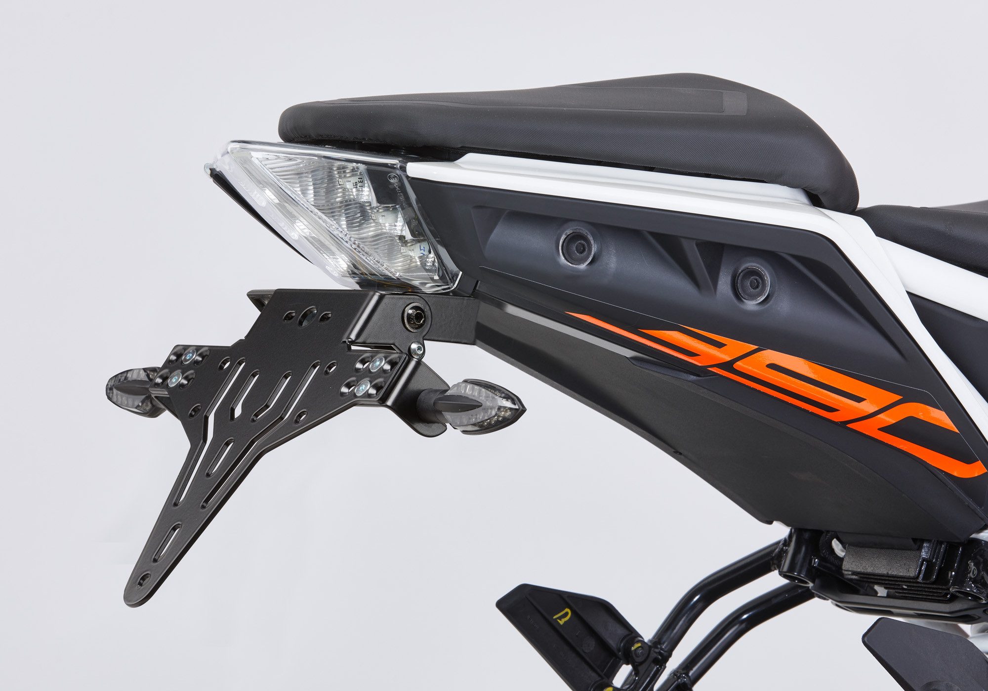 PROTECH Kennzeichenhalter Kennzeichenhalter Edelstahl pulverbeschichtet schwarz