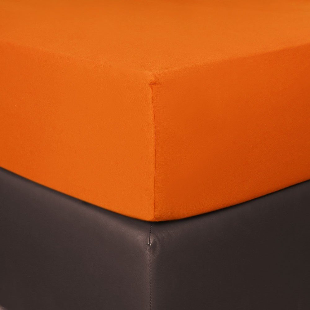 BETTWARENSHOP Spannbettlaken Boxspring, Jersey, Gummizug: Rundumgummi, günstig online kaufen