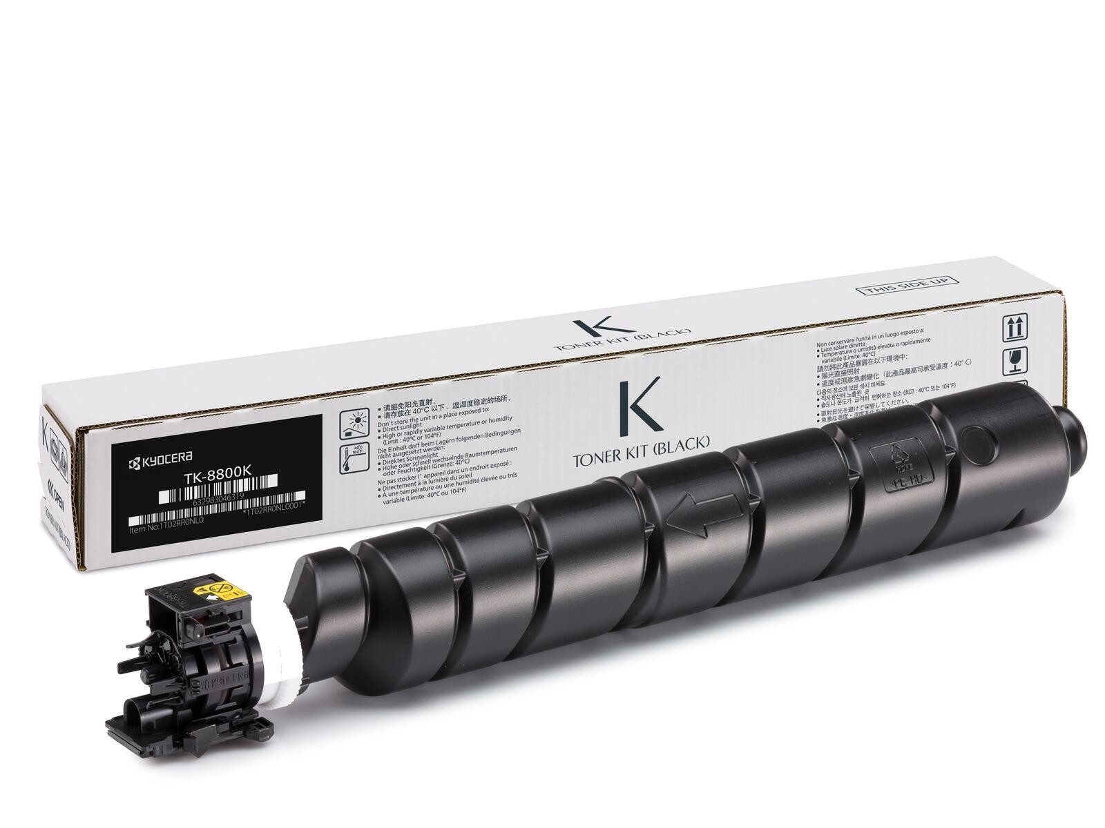 KYOCERA Tonerkartusche Kyocera TK-8800K Toner schwarz (1T02RR0Nl)