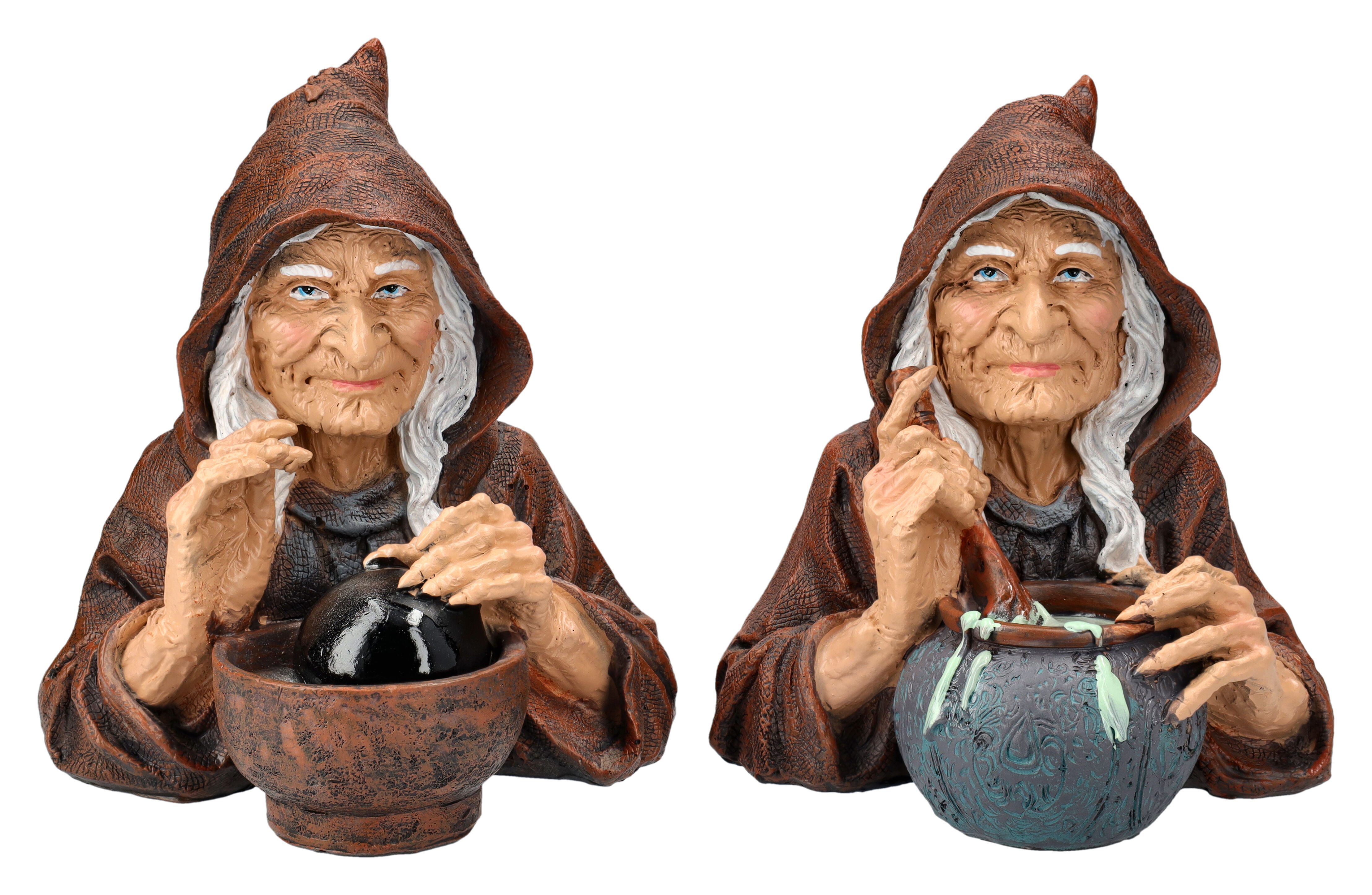 Figuren Shop GmbH Dekofigur Hexenfiguren Set - Hexenküche - Hexe Dekoration günstig online kaufen