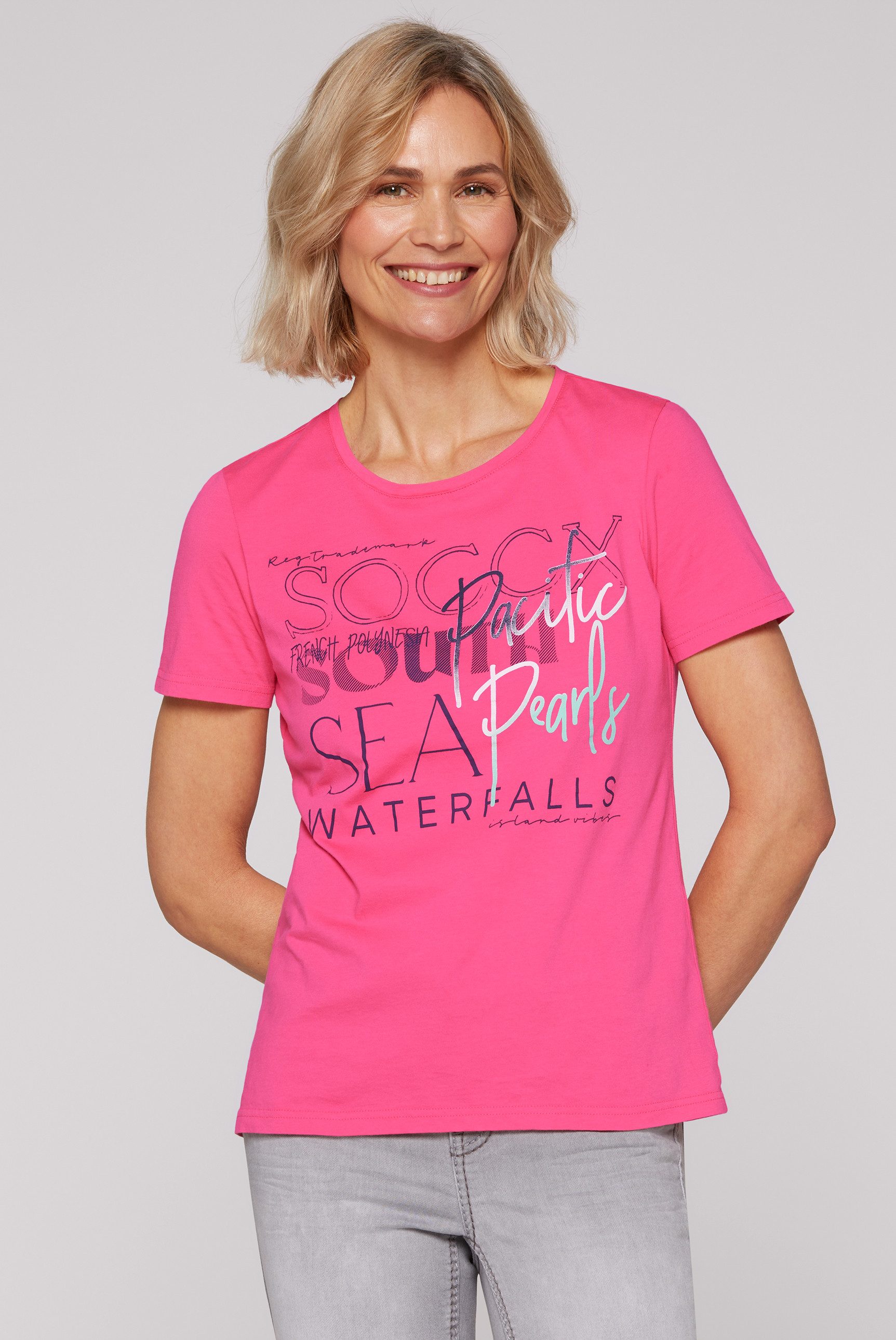 SOCCX Rundhalsshirt, aus Baumwolle günstig online kaufen