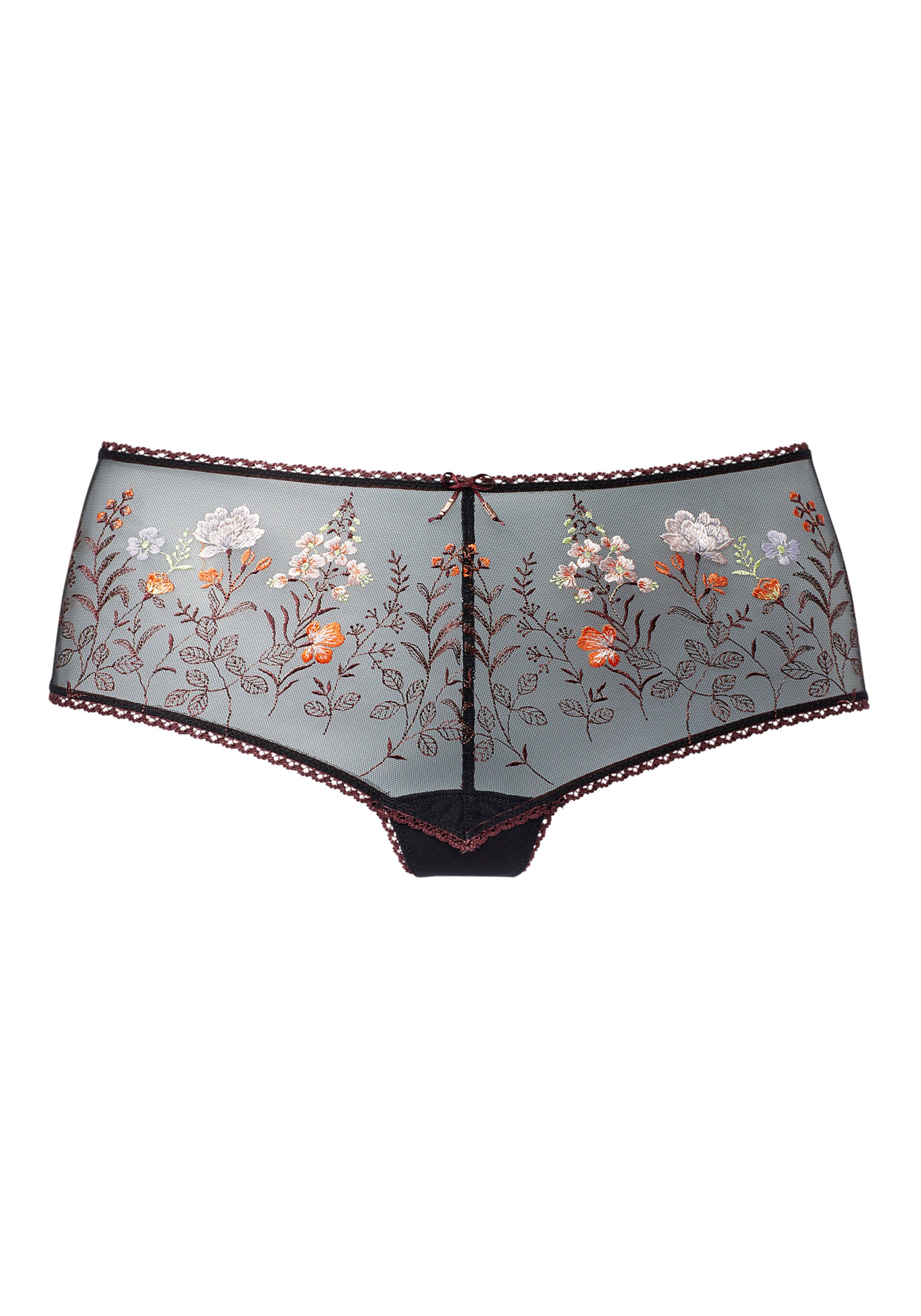 LASCANA Stringpanty "Maria" mit bunten Blumen aus Stickereispitze günstig online kaufen