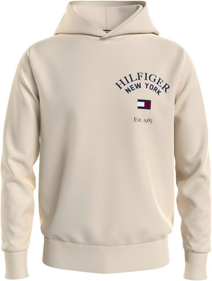 Tommy Hilfiger Hoodie ARCHED VARSITY HOODY mit großem Hilfiger Print auf  der Brust