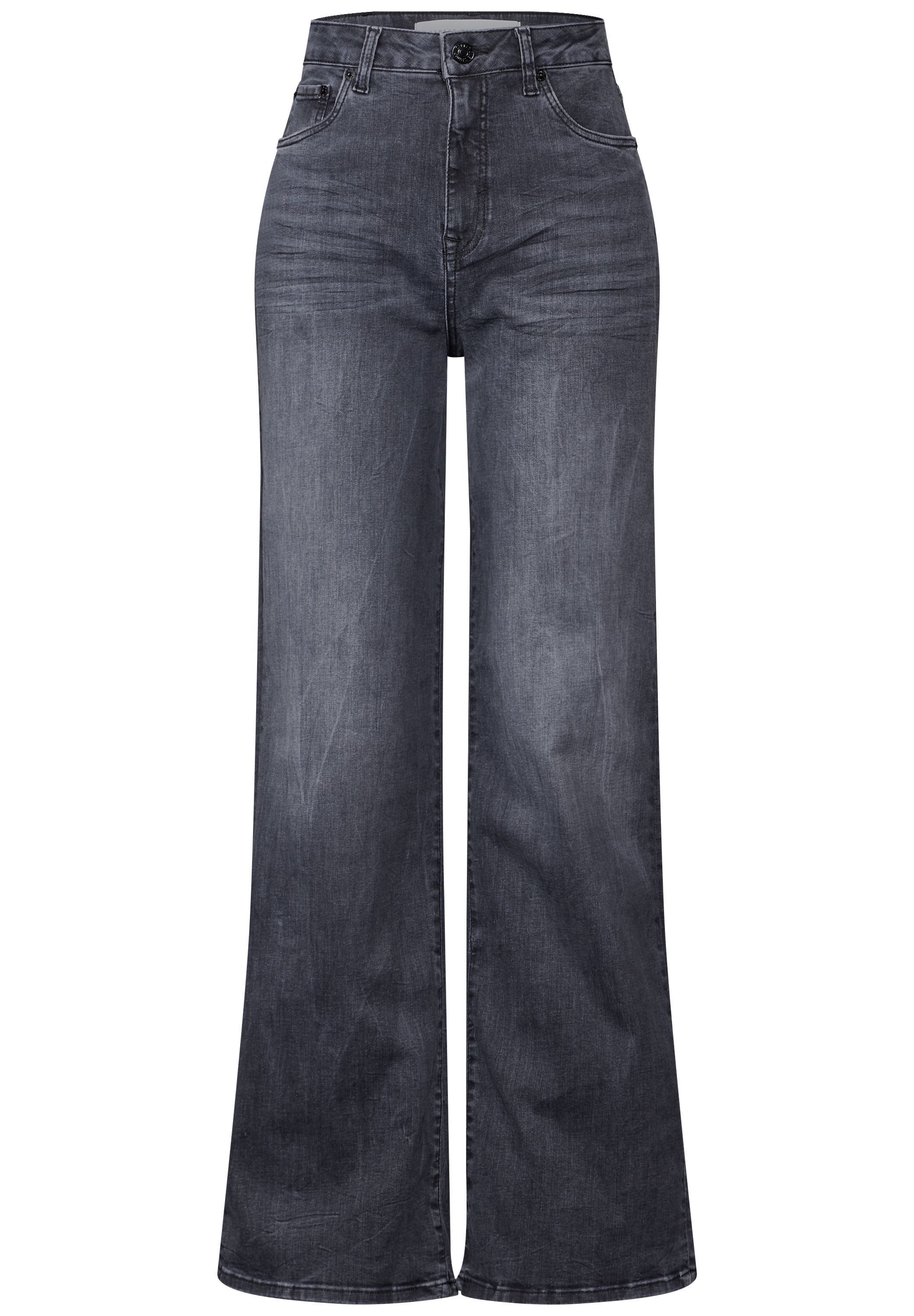 STREET ONE STUDIO Weite Jeans 5-Pocket-Style günstig online kaufen