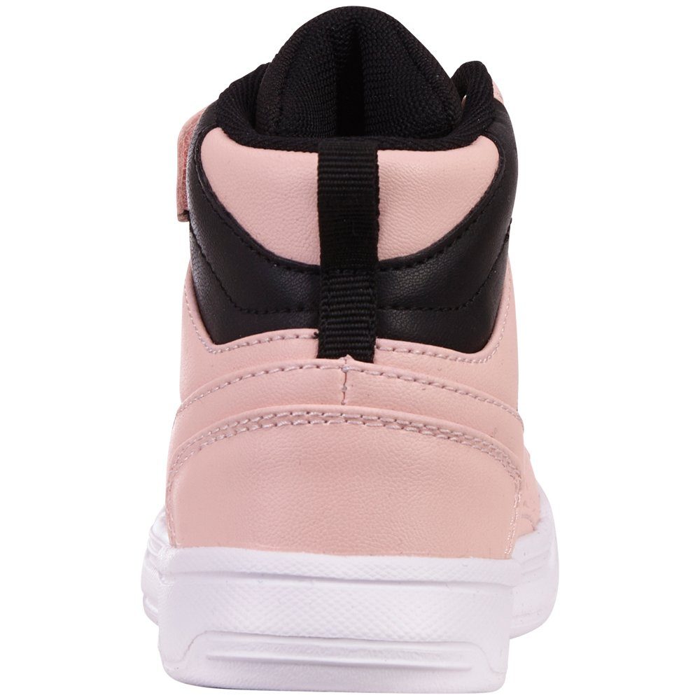 Kappa Sneaker - PASST! Qualitätsversprechen für rosé-black Kinderschuhe