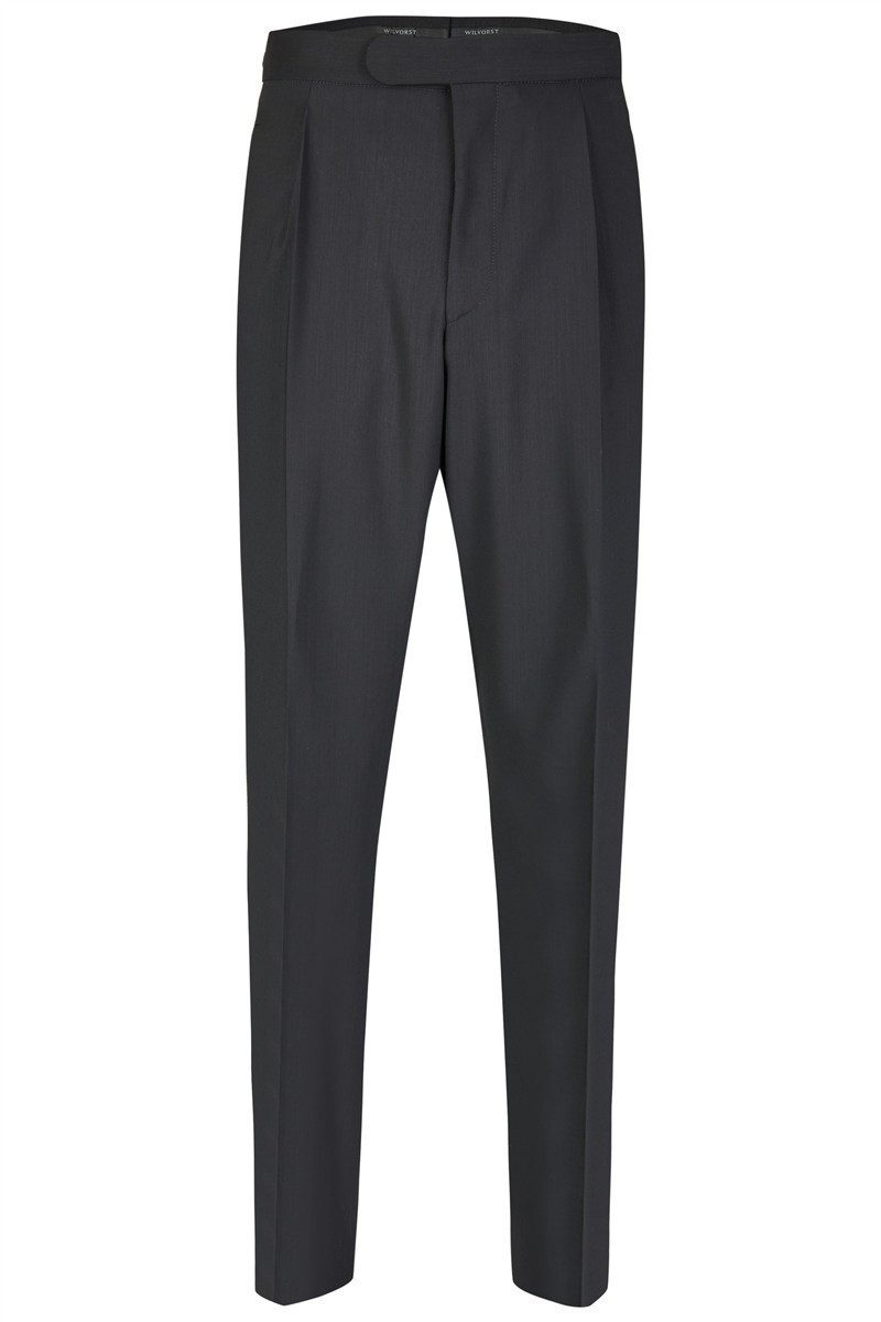 Wilvorst Frack-Anzug Wilvorst CLASSICs Herren Frack-Hose Classic Fit Schwarz