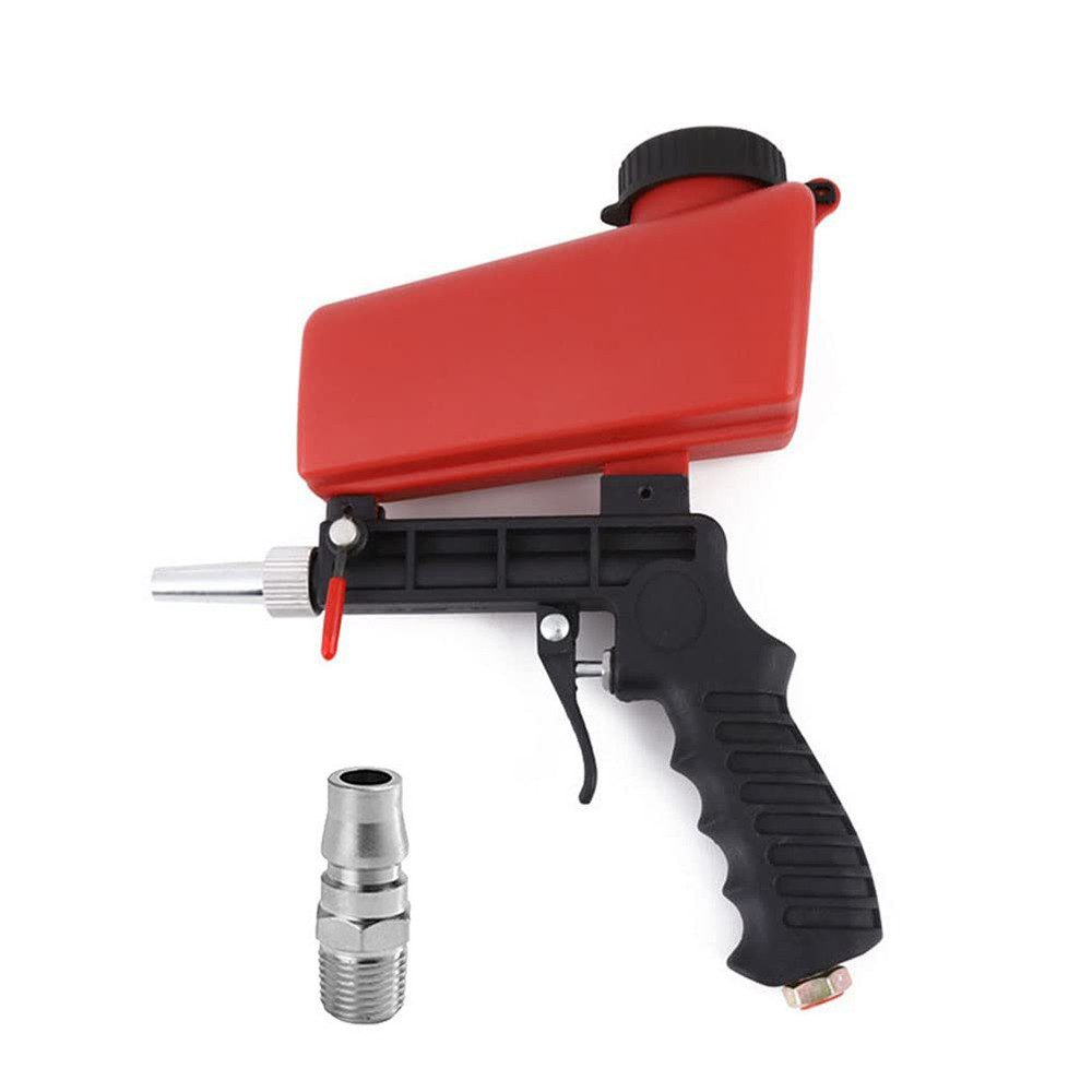 Sandstrahlpistole 1/4-Zoll-Luftsandstrahlpistole, 90psi Schwerkraft pneumatischer