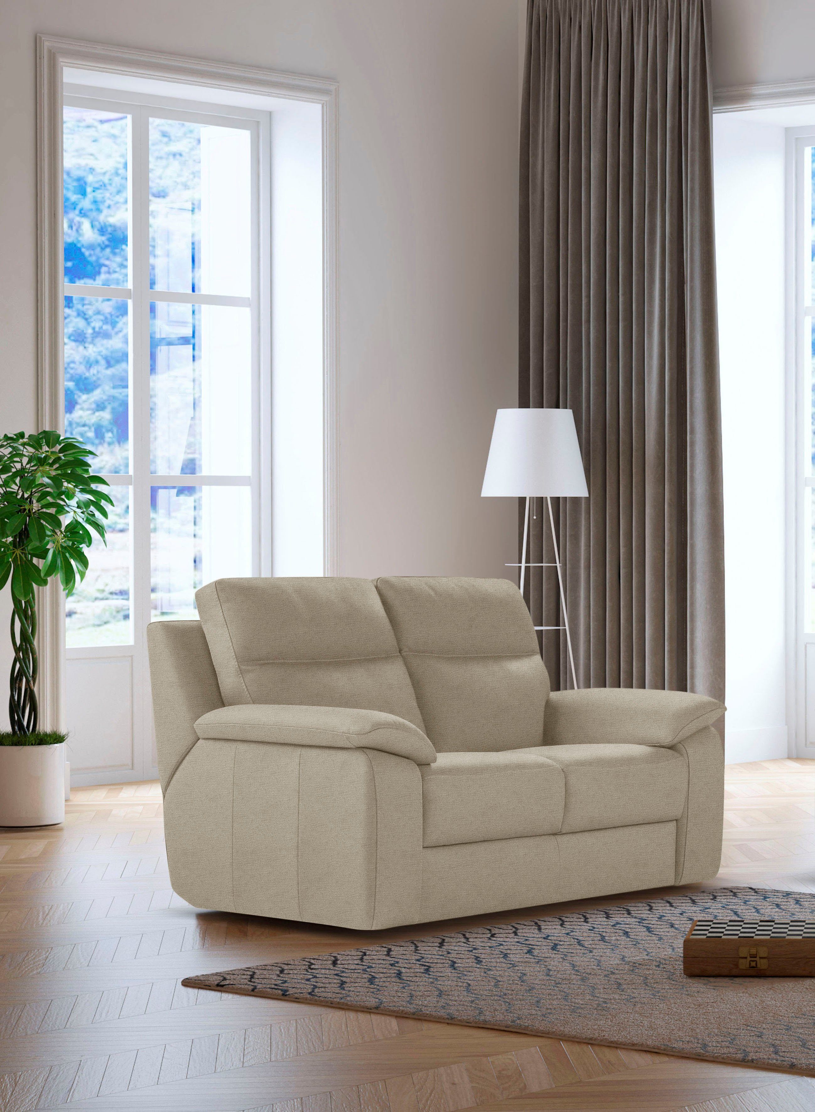 elektrische cm, Home 2-Sitzer, mit wahlweise oder Breite Relaxfunktion ohne Nicoletti 168