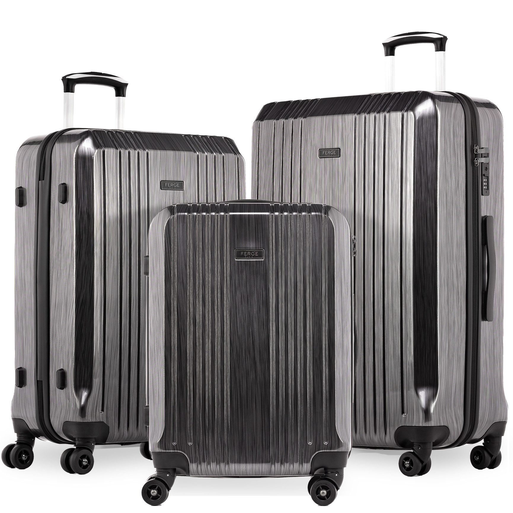 Kofferset Hartschale 3 teilig Koffer Set CANNES TSA-Schoß