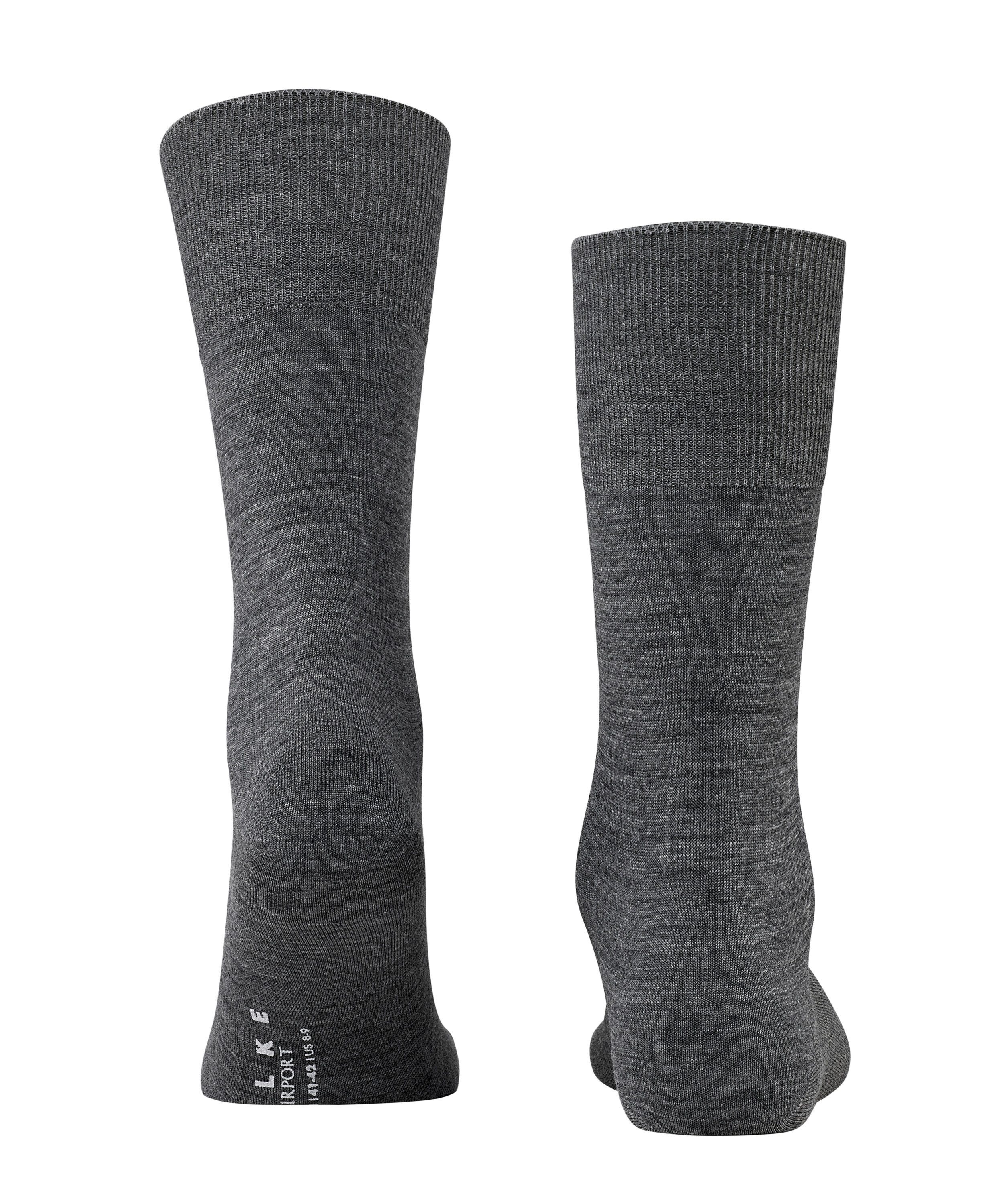 FALKE Socken Airport klimaregulierend durch Schurwolle, atmungsaktiv, geruchshemmend