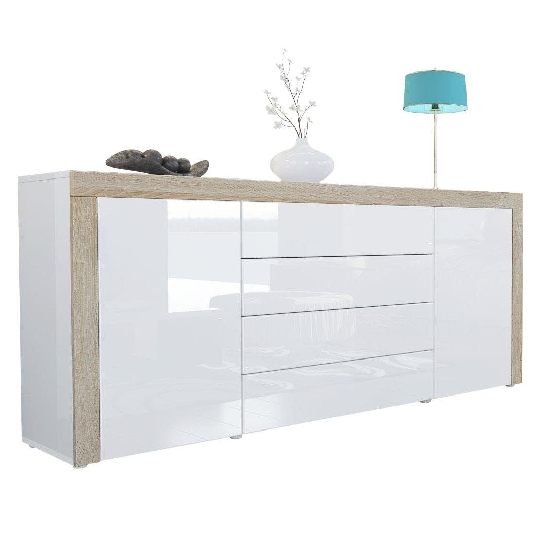 Vladon Sideboard La Paz V1 (Kommode, günstig online kaufen