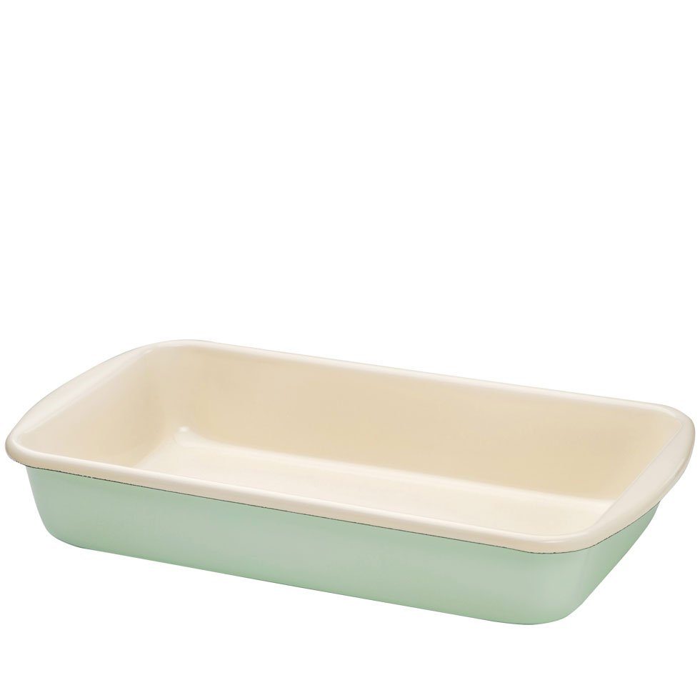 Riess Auflaufform Classic Pastell, Emaille, 38x22,5 cm / h: 7,0 cm
