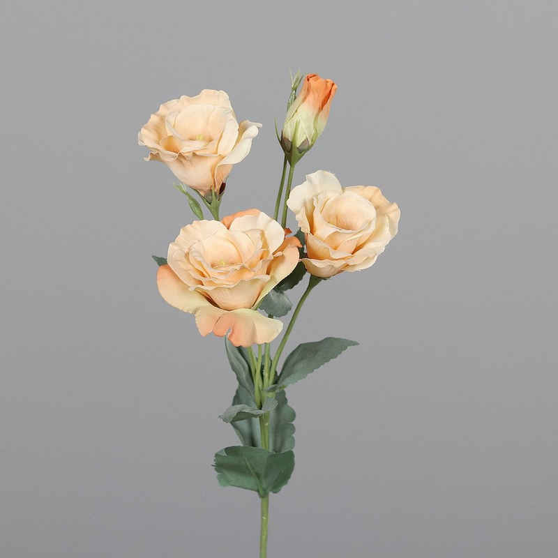 Kunstblume Lysianthus Eustoma Kunstblüte mehrfach 50 cm lachs Kunstblume, DPI
