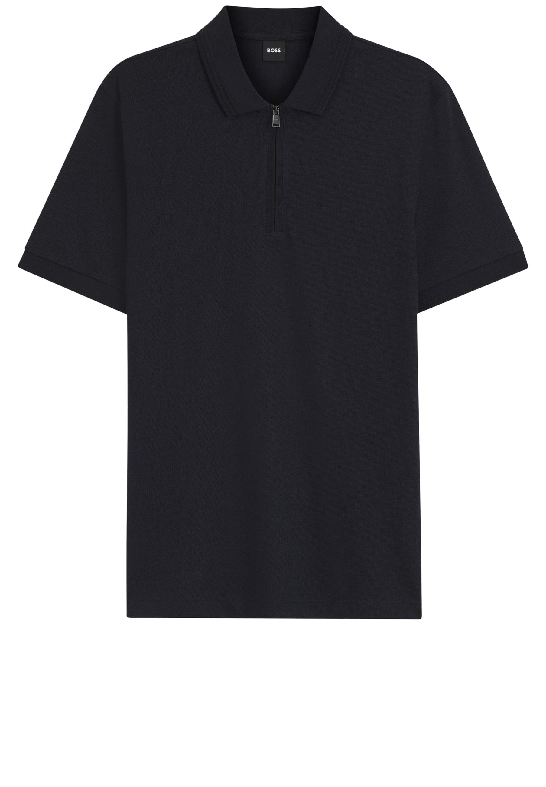 BOSS Poloshirt H-Paras mit Reißverschlussleiste (1-tlg)