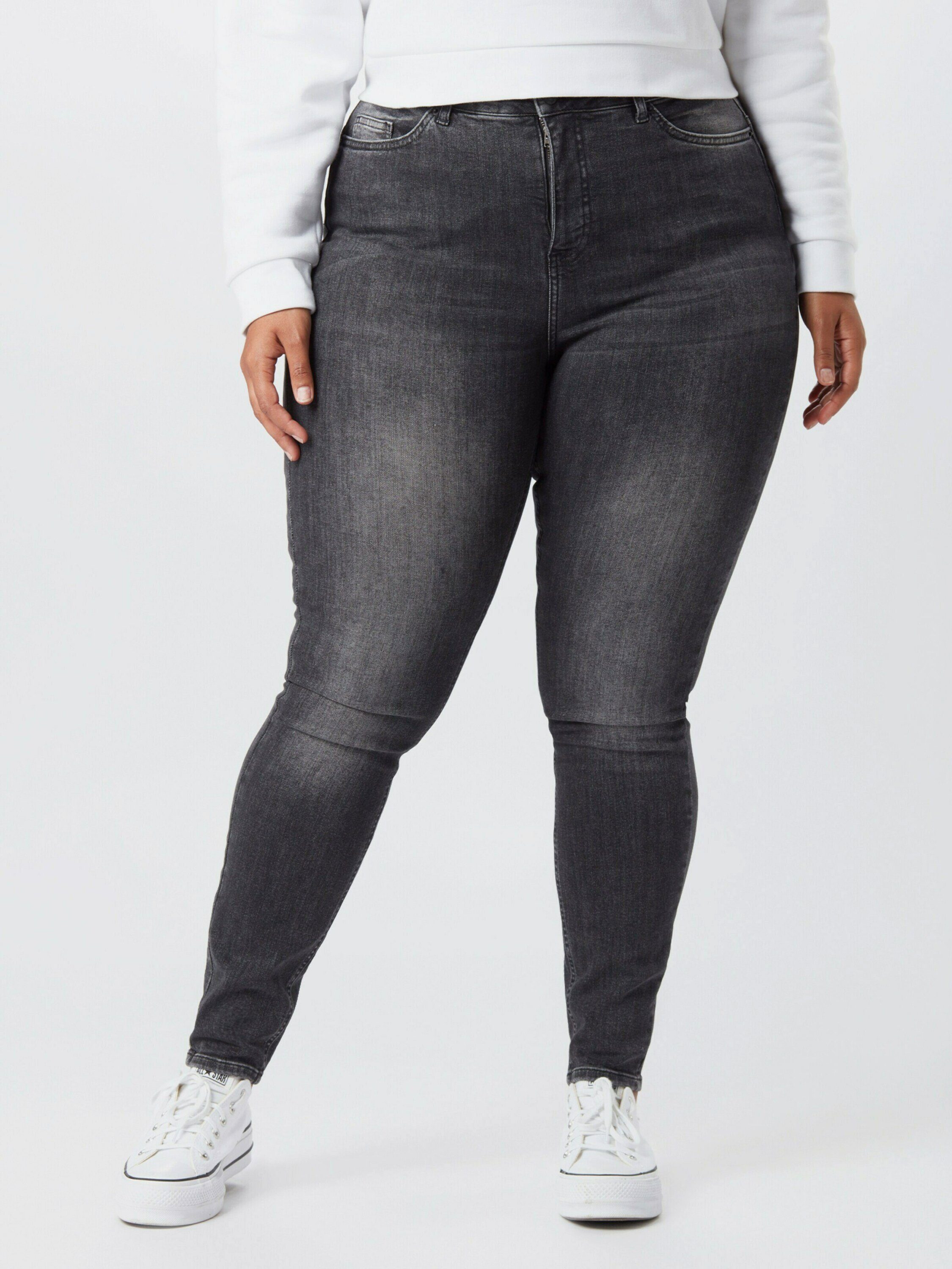 Vero Moda Curve Skinny-fit-Jeans LORA (1-tlg) Plain/ohne Details