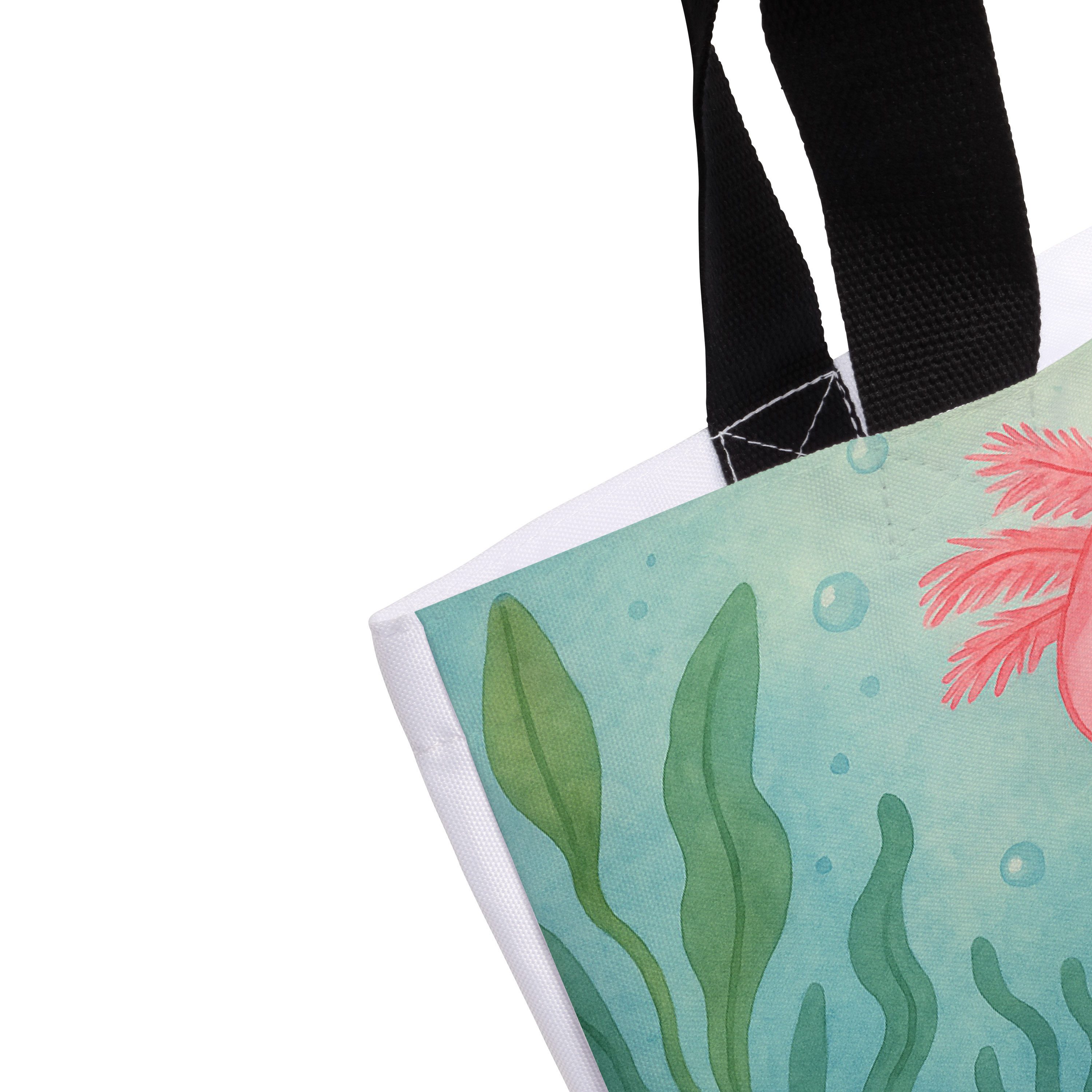 Mr. & Mrs. Panda Shopper Axolotl Niedlich Design, (Packung), Pandatasche Unitasche Tote Bag