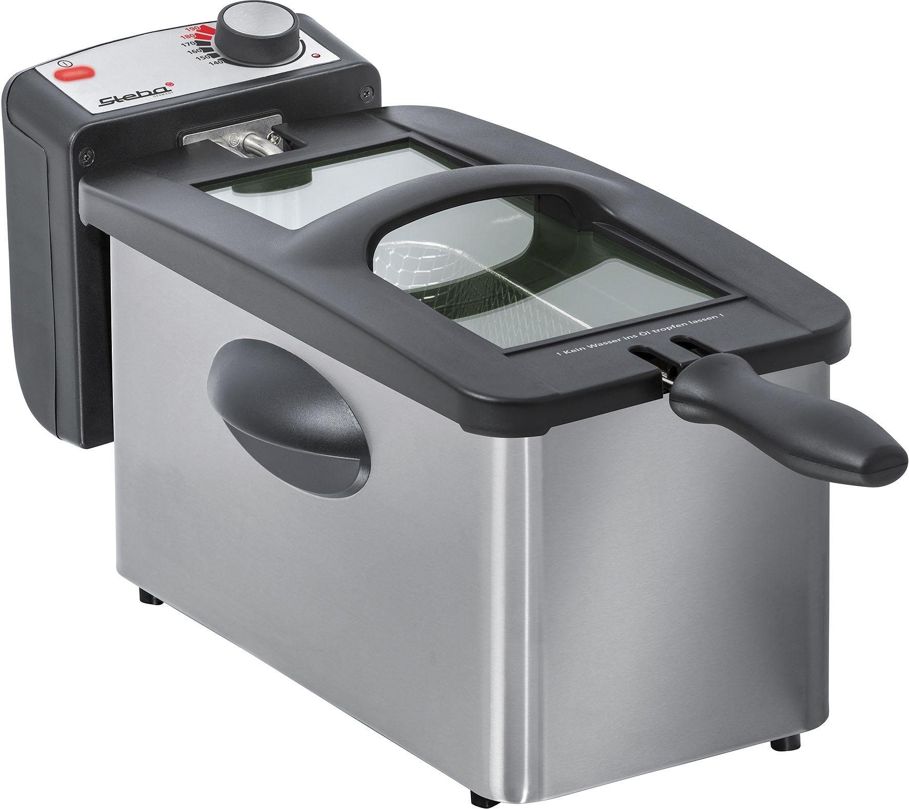 Steba Kaltzonenfritteuse DF 180, 2000 W, Fassungsvermögen 1 kg