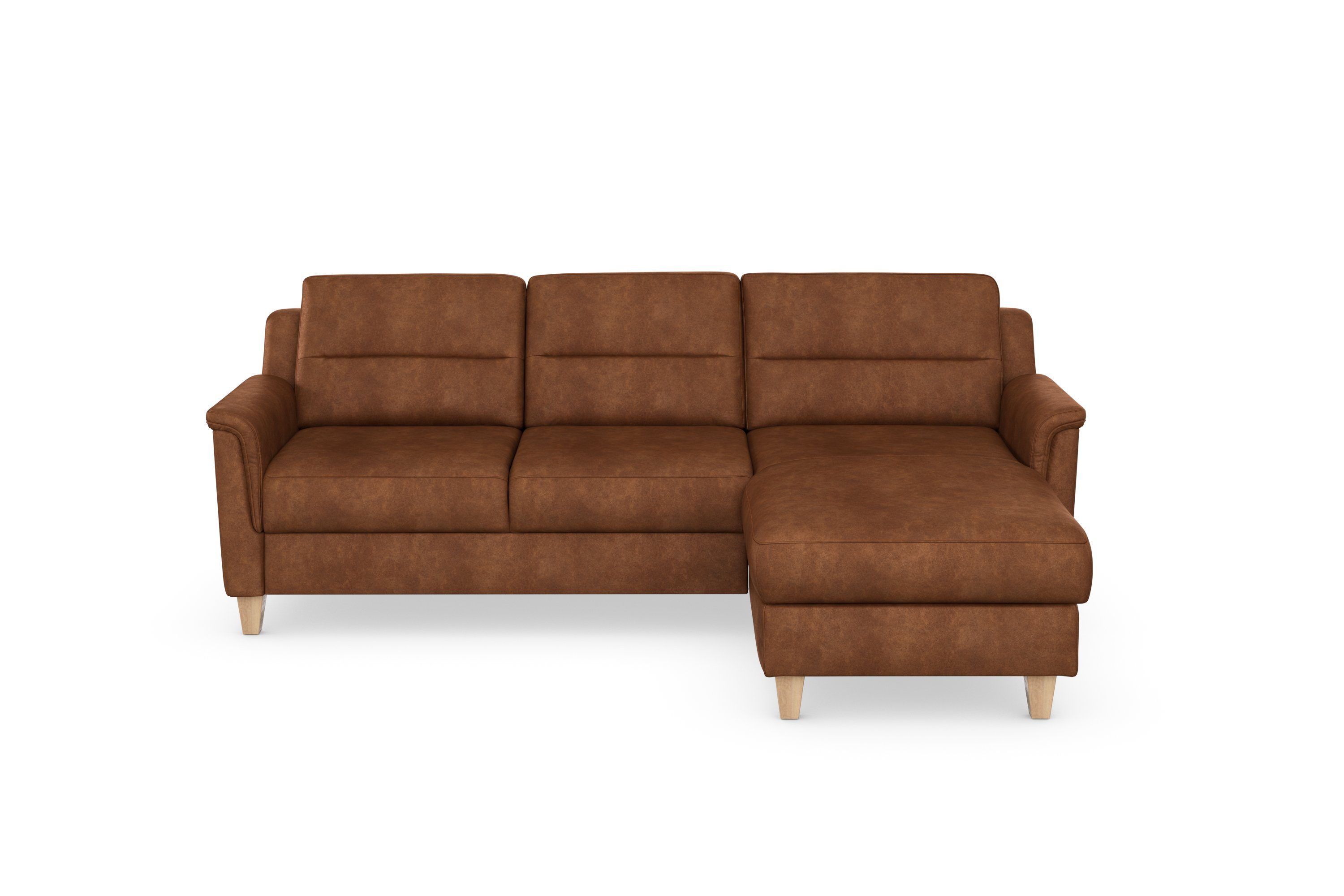 sit&more Ecksofa "Farö L-Form", inklusive Federkern, wahlweise mit Bettfunk günstig online kaufen