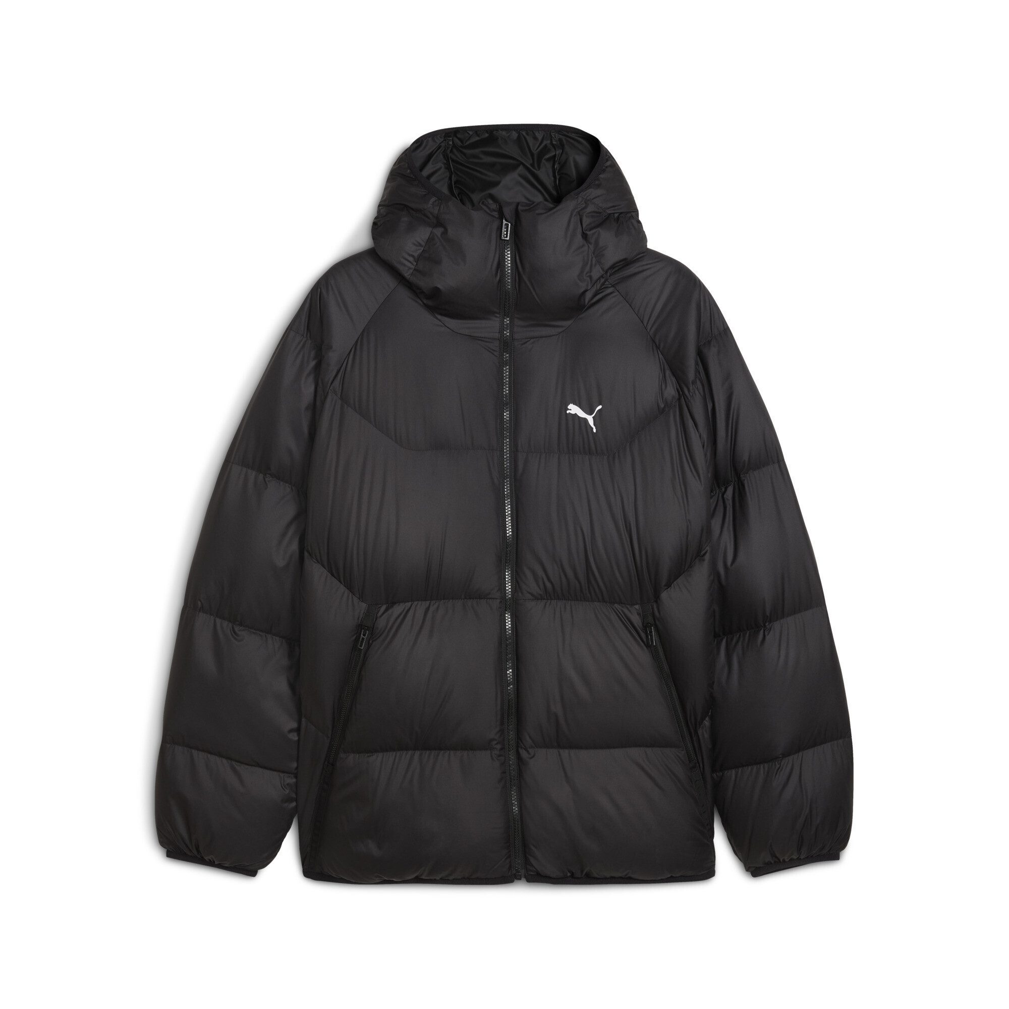 Daunenjacke Daunen-Pufferjacke mit Kapuze Herren