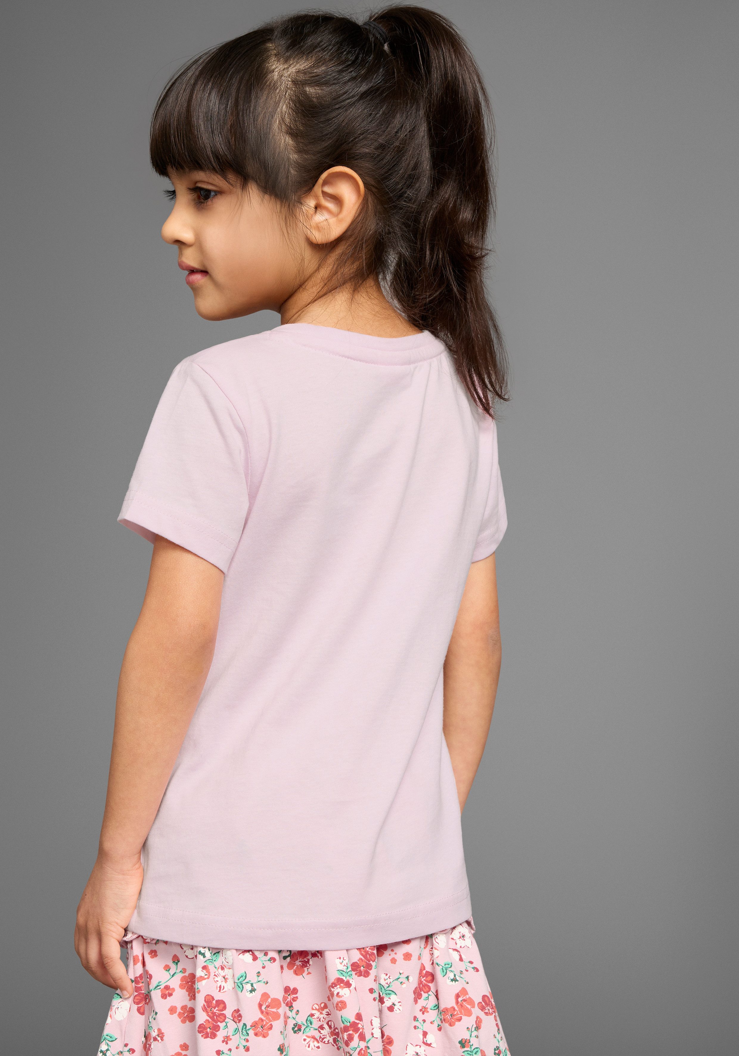 KangaROOS T-Shirt Aufwendige Schmetterling-Applikation T-Shirt mit aufwendiger 3D-Applikation
