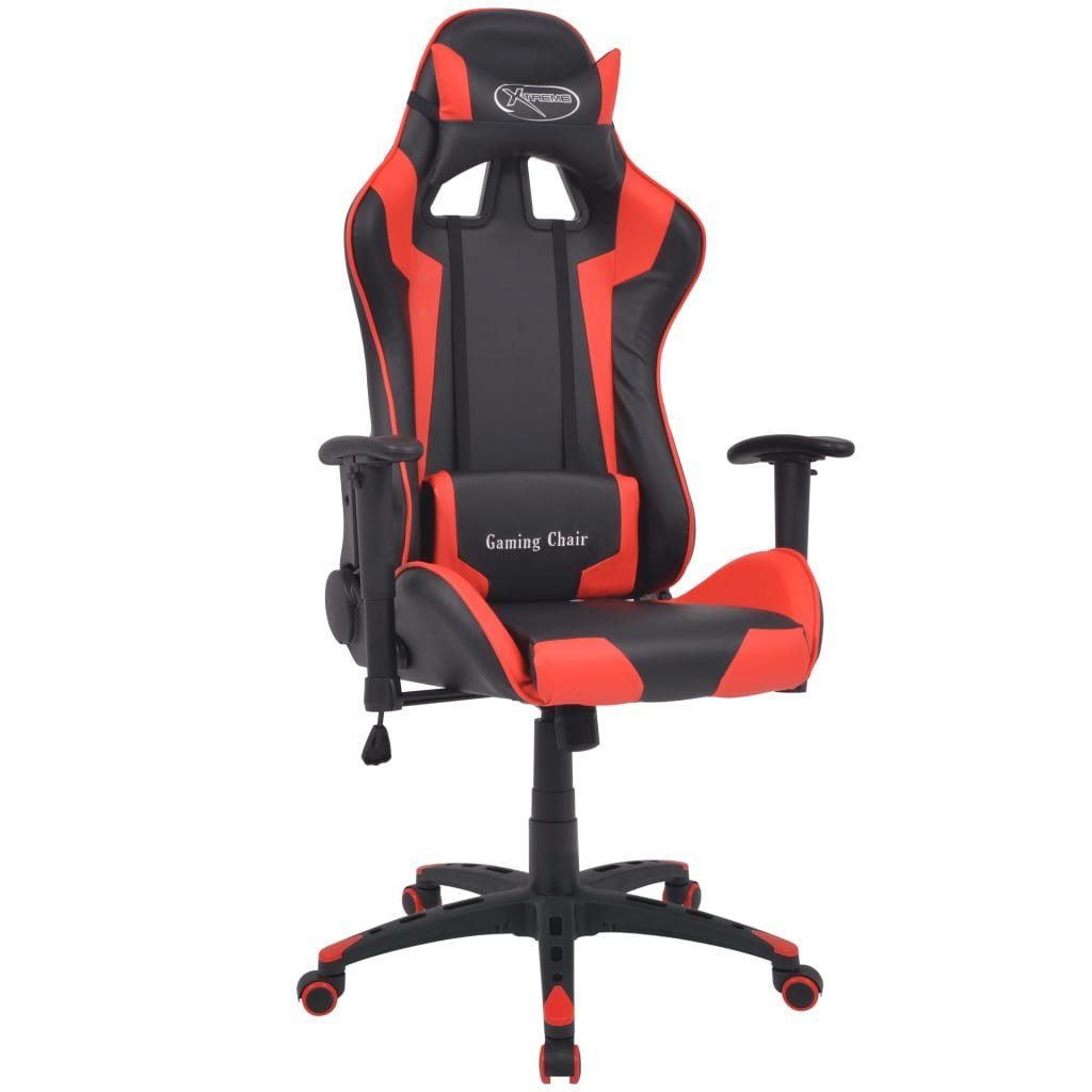 furnicato Bürostuhl Gaming-Stuhl Neigbar Kunstleder Rot (1 St)