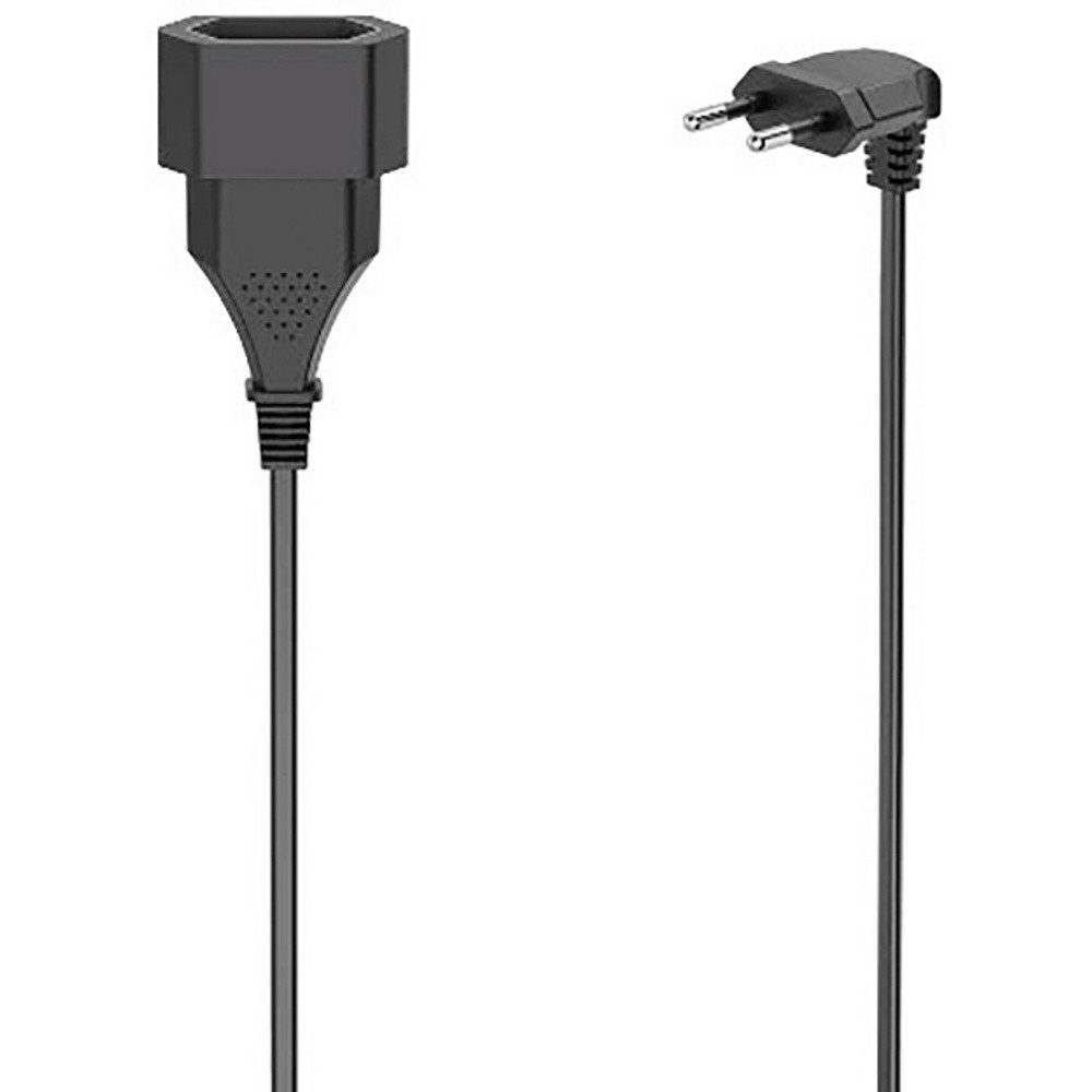 Hama Hama 00223266 Strom Verlängerungskabel Schwarz 3 m H03VVH2-F 2G 0,75 Verlängerungskabel, (300.00 cm)
