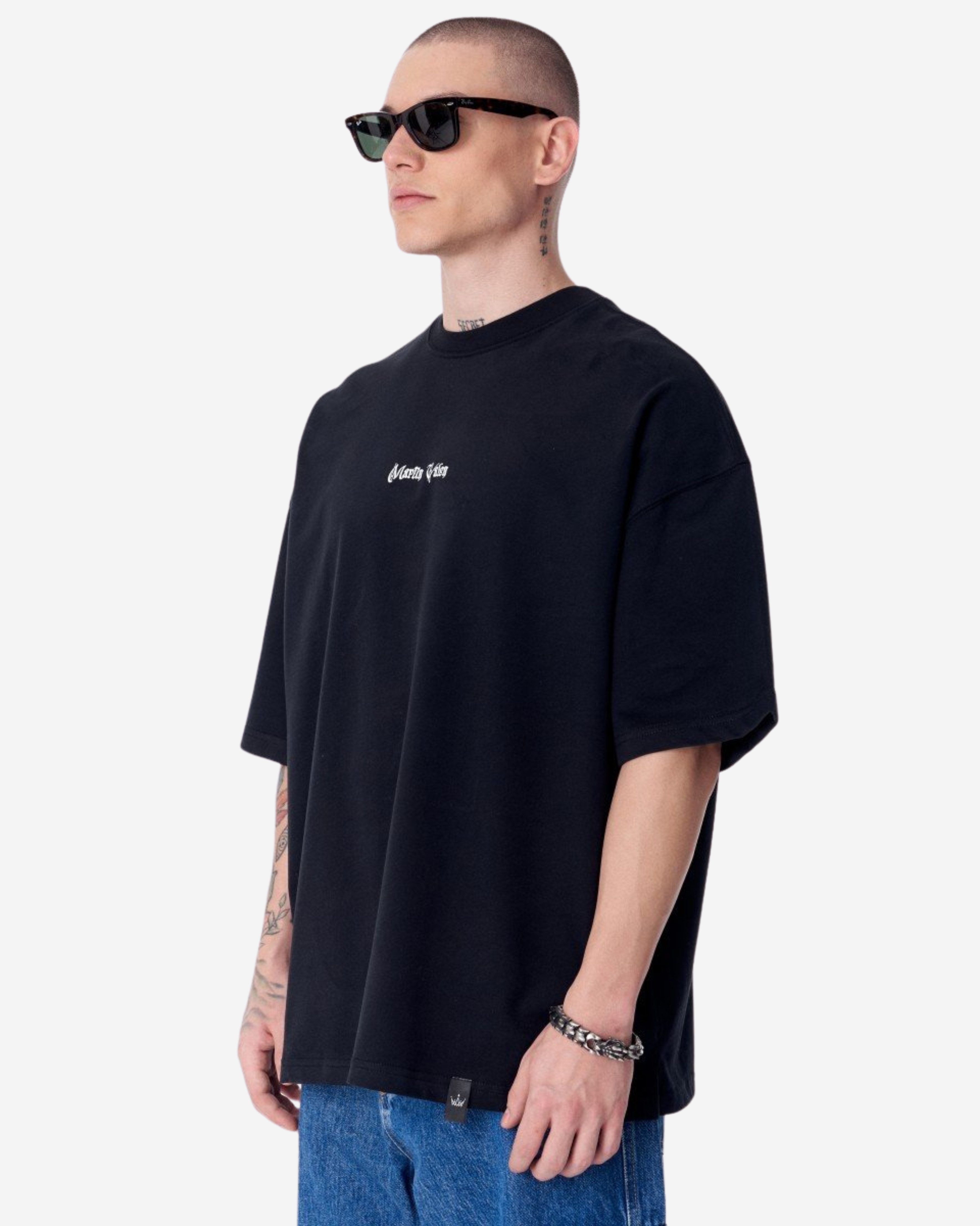 Martin Valen T-Shirt Erbe Fusion Weißes T-Shirt - Groß