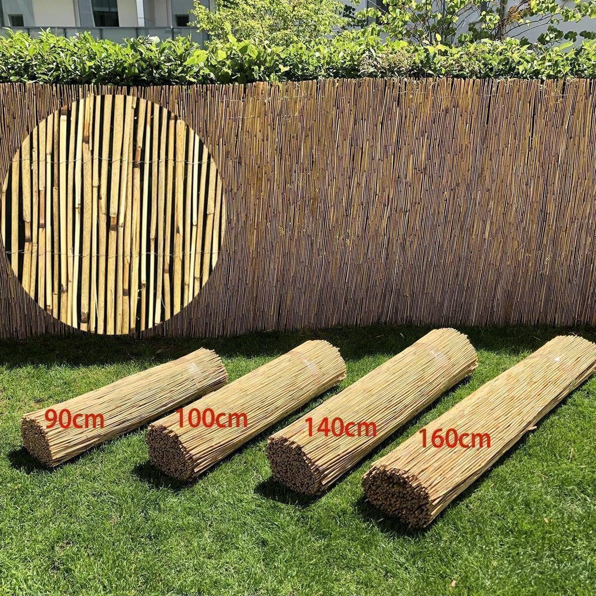 interGo Sichtschutzzaunmatten Schilfrohrmatte Sichtschutz Windschutz Sichts günstig online kaufen