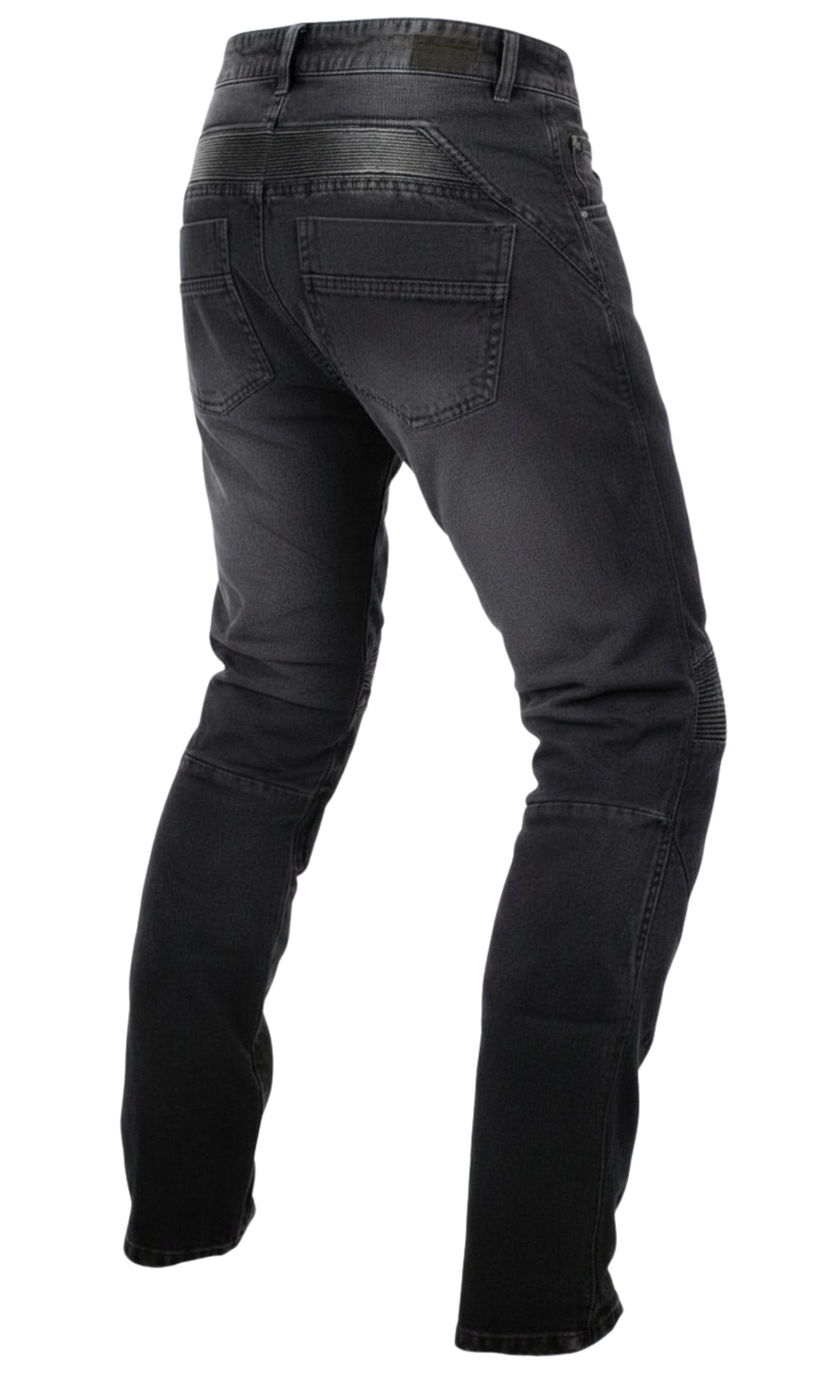 MDM Motorradhose Motorradhose Herren Motorradjeans Grau mit Protektoren, Aramid Motorradjeans Herren mit Aramid Verstärkung – Bild 2 von 5
