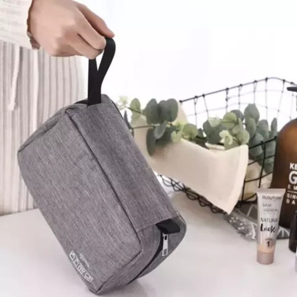 soulima Kulturbeutel Kulturbeutel Kulturtasche Kosmetiktasche Ideal für Unterwegs (Kulturbeutel Kosmetiktasche Set, 1x Kulturbeutel Ideal für Reisen oder Sport), Wasserdichtes Material, praktischer Haken