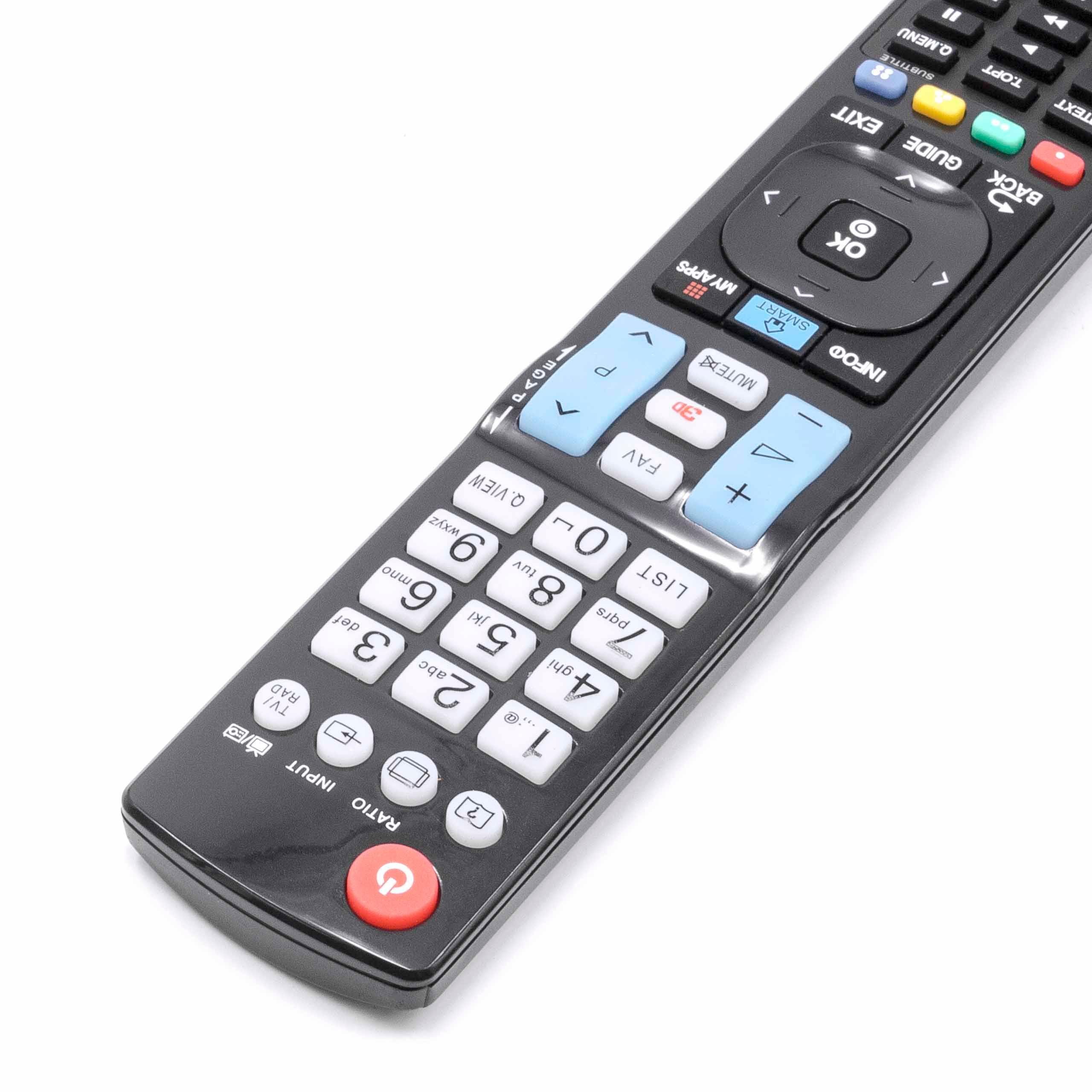 vhbw Fernbedienung (Ersatz für LG AKB73756502 für TV, Video Audio & Konsole)
