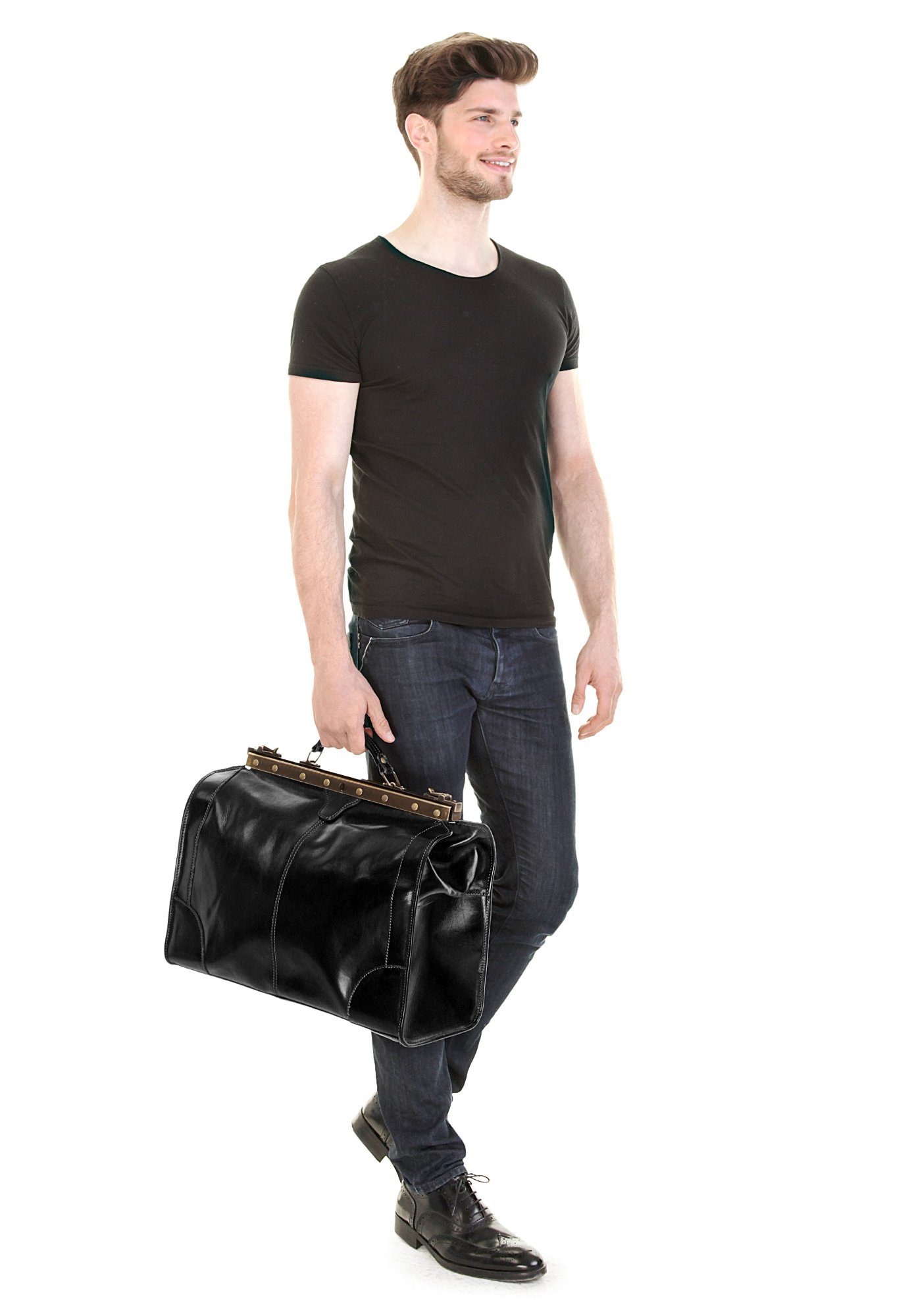 Piké Reisetasche LOMBARDIA GRANDE, echt Leder, günstig online kaufen