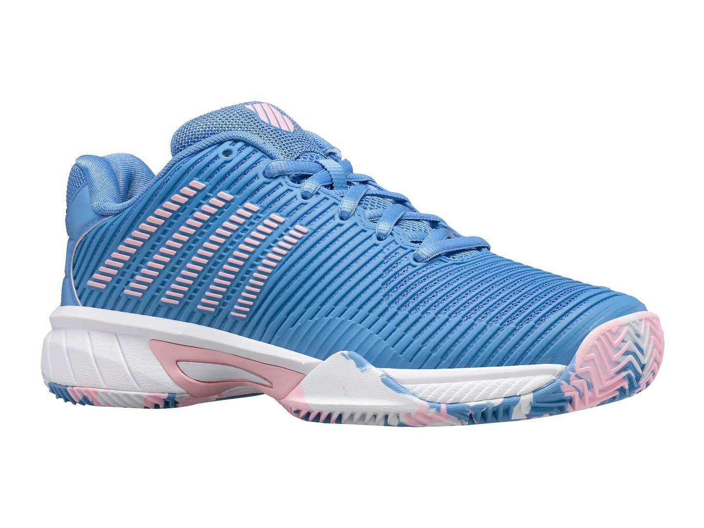 K-Swiss Performance Hypercourt Express 2 Clay/Sandplatz hellblau/pink Mädchen Tennisschuh