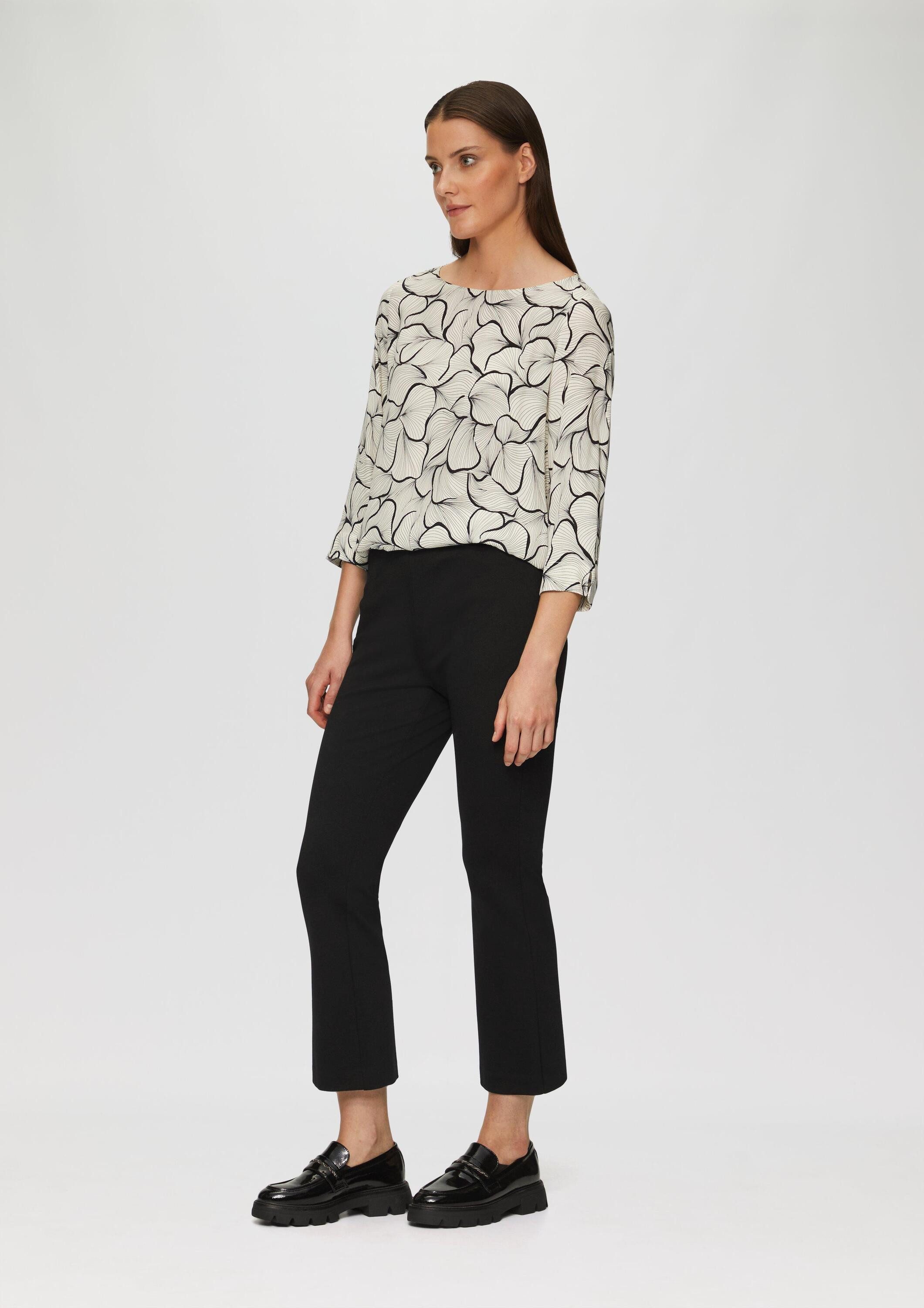 s.Oliver Culotte Hose Slim: Culotte mit glitzerndem Elastikbund günstig online kaufen