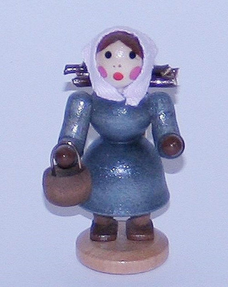 stehend Höhe= Miniatur Weihnachtsfigur bunt Miniatur NEU, 6cm Holzweibel